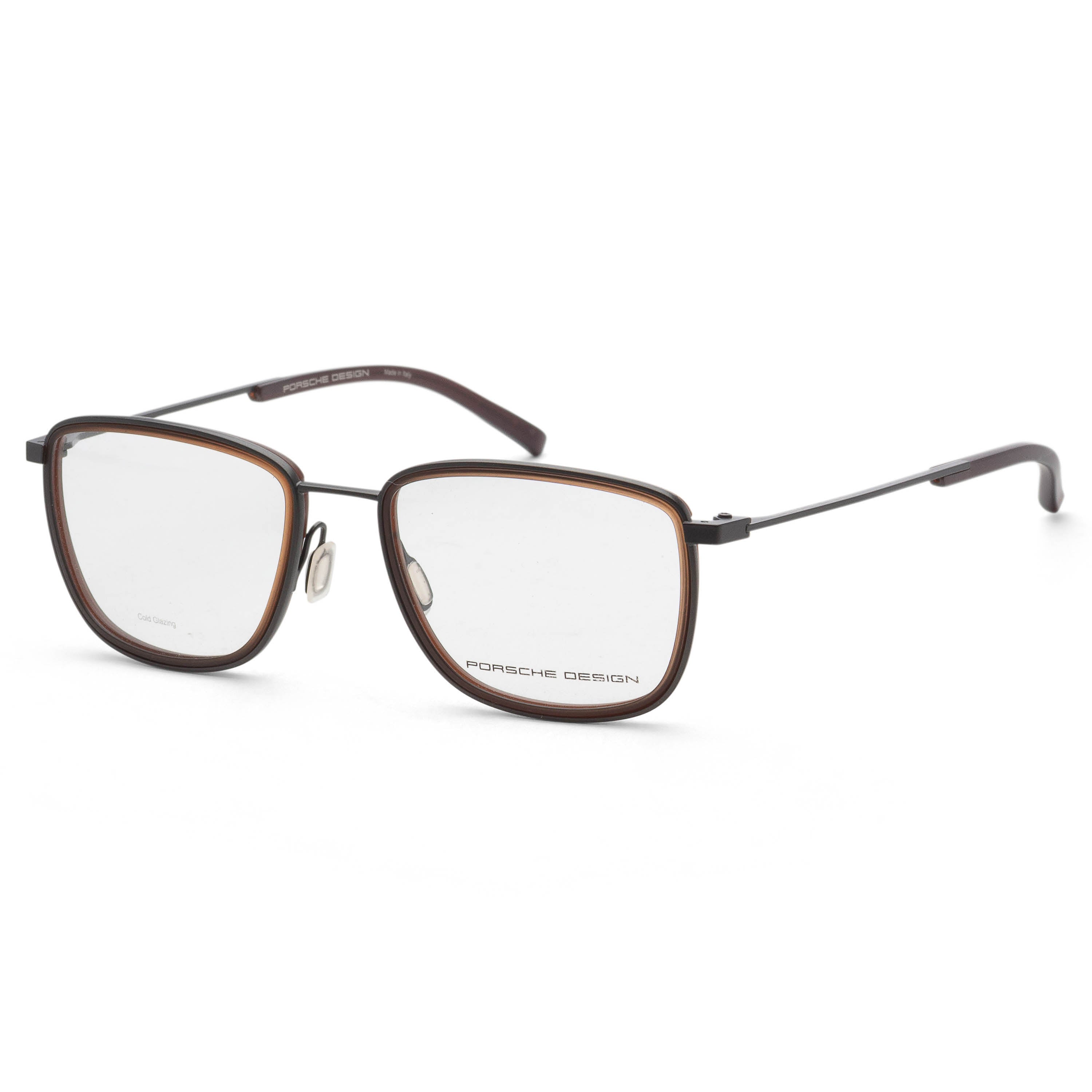 Porsche Design Men's 53mm Brown Eyeglasses P8365-53C