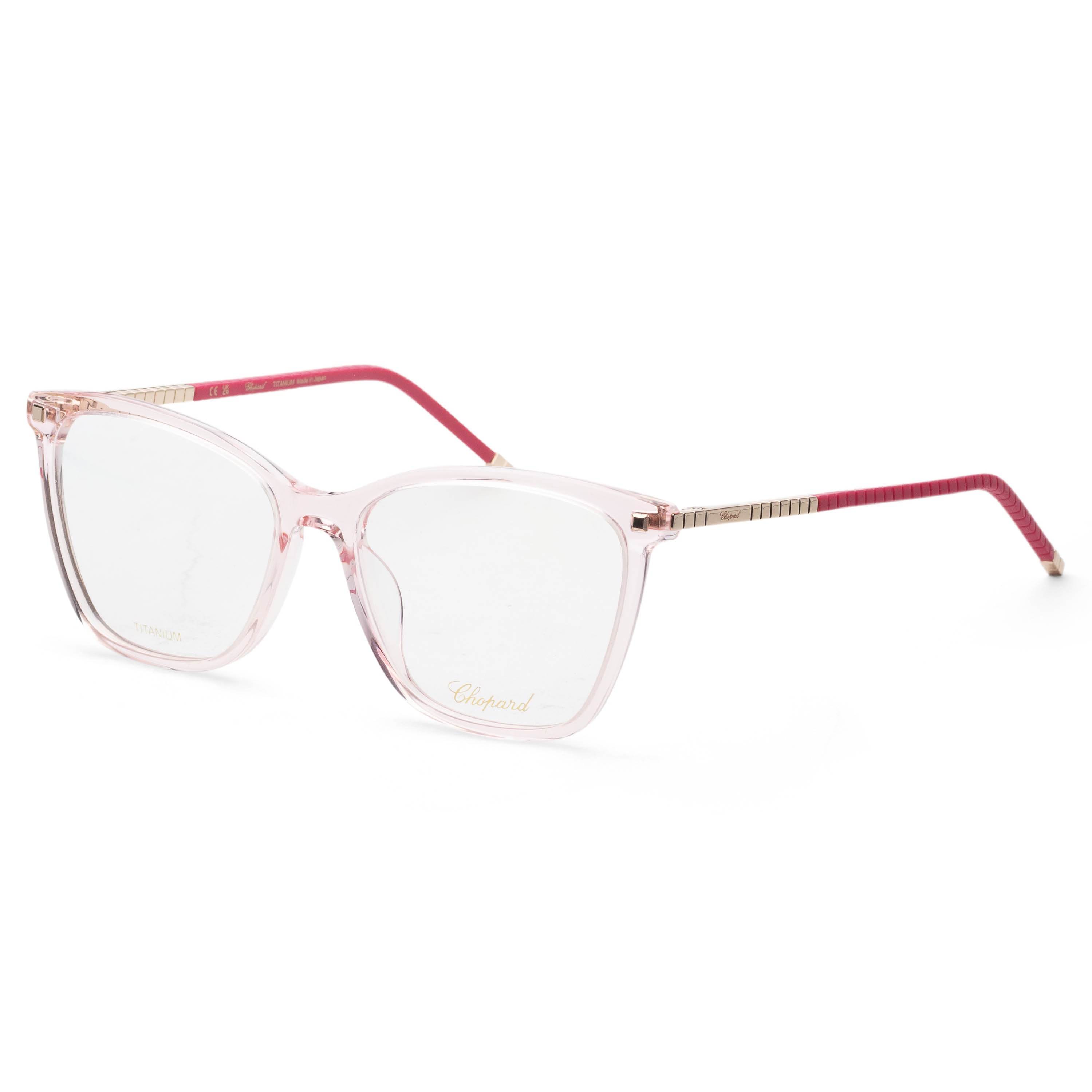 Chopard Women's 55 Antique Pink Eyeglasses VCH349M55096D