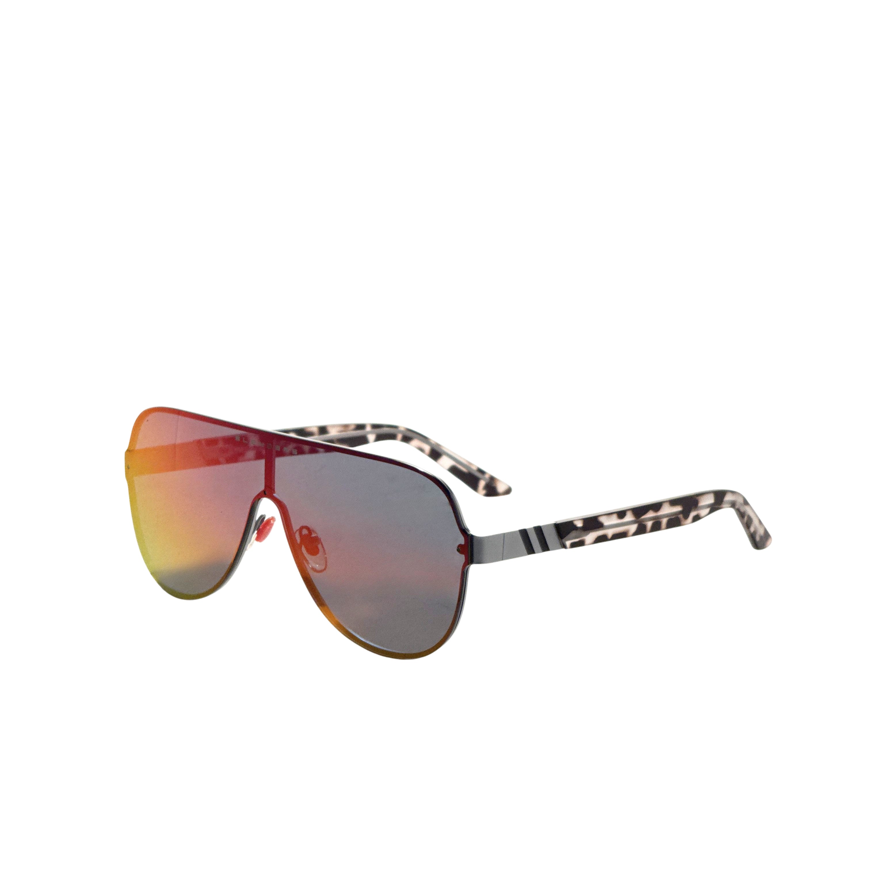 Blenders Unisex Falcome Sumpreme Irene 99mm Silver Polarized Sunglasses 206013YB799DL