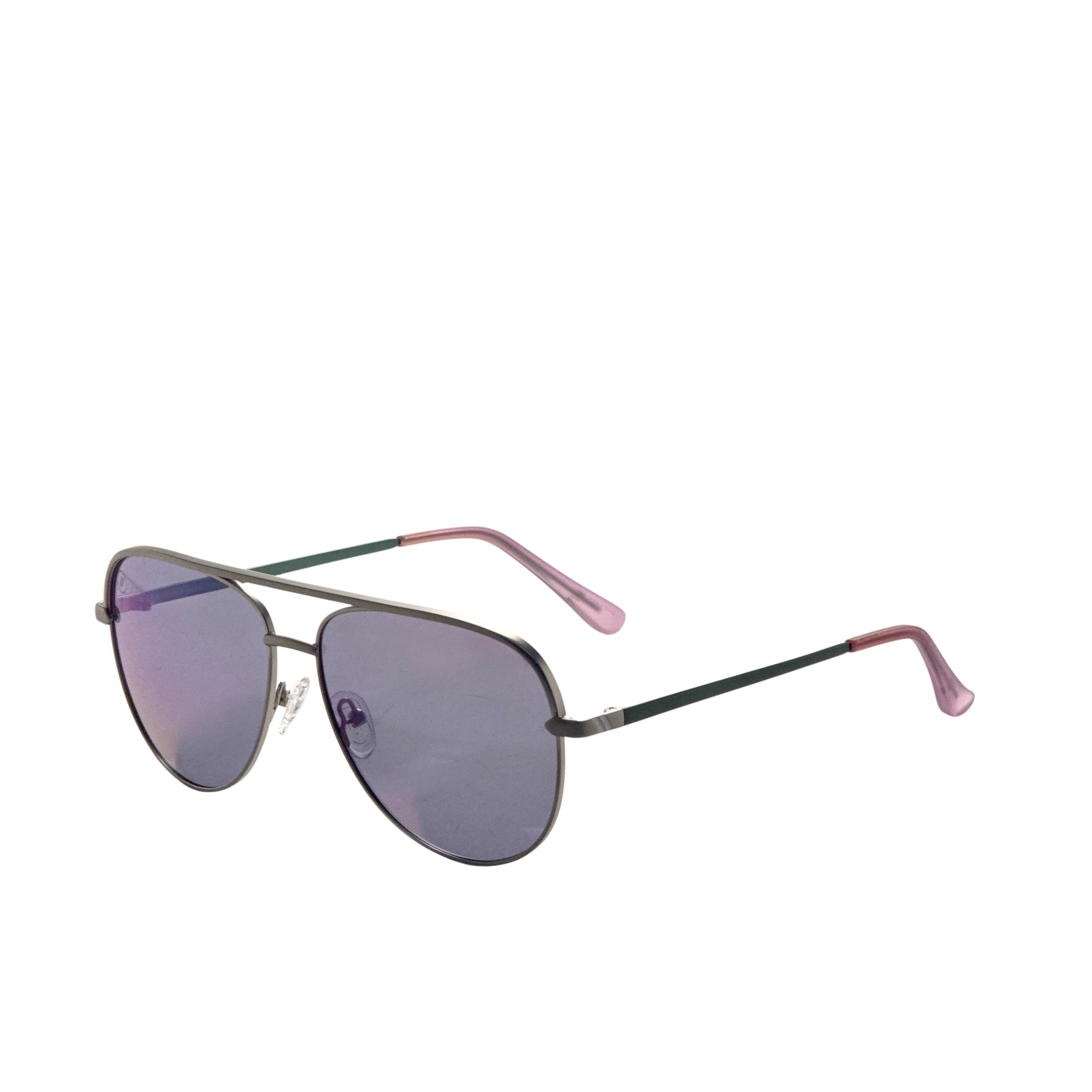 Blenders Unisex Shadow Zero Gravity 60mm Matte Silver Polarized Sunglasses 206039YB760DG