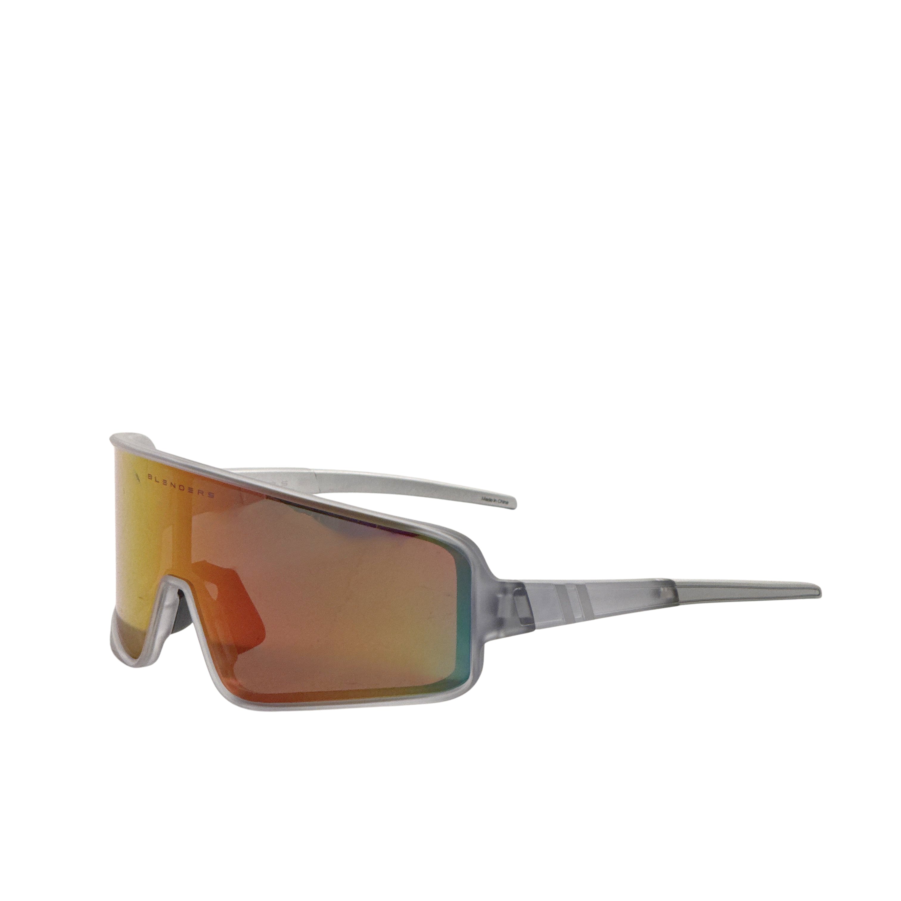 Blenders Unisex Eclipse 99mm Satin Metallic Silver Polarized Sunglasses 206009900990F