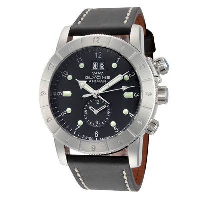 Glycine Men's Airman GMT Quartz 42mm GMT Watch GL0150