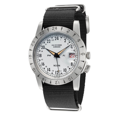 Glycine Men's Airman Vintage Noon Purist 40mm Automatic Watch GL0376
