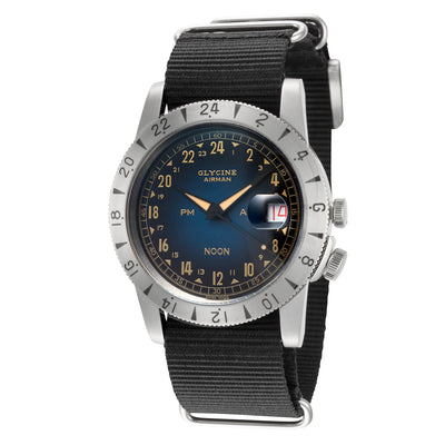 Glycine Men's Airman Vintage Noon Purist 40mm Automatic Watch GL0477