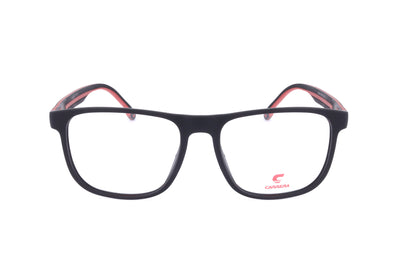 Carrera Men's 55 mm Matte Black Red Eyeglasses CARRERA8892-BLX-55