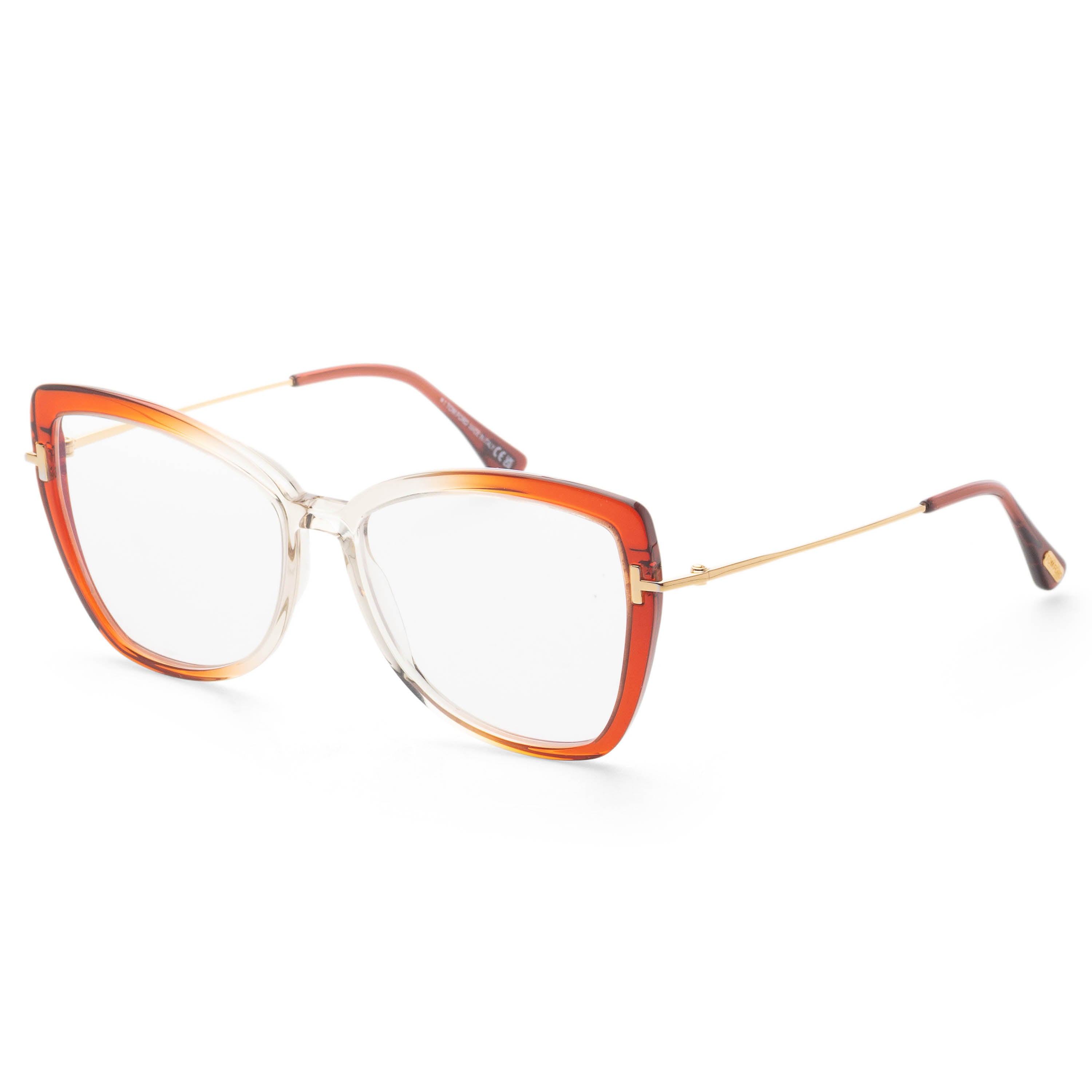 Tom Ford Women's 55mm Orange Eyeglasses FT5882-B-044-55