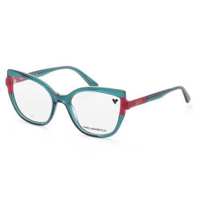 Karl Lagerfeld Women's 54mm Transparent Green Eyeglasses KL6132-317