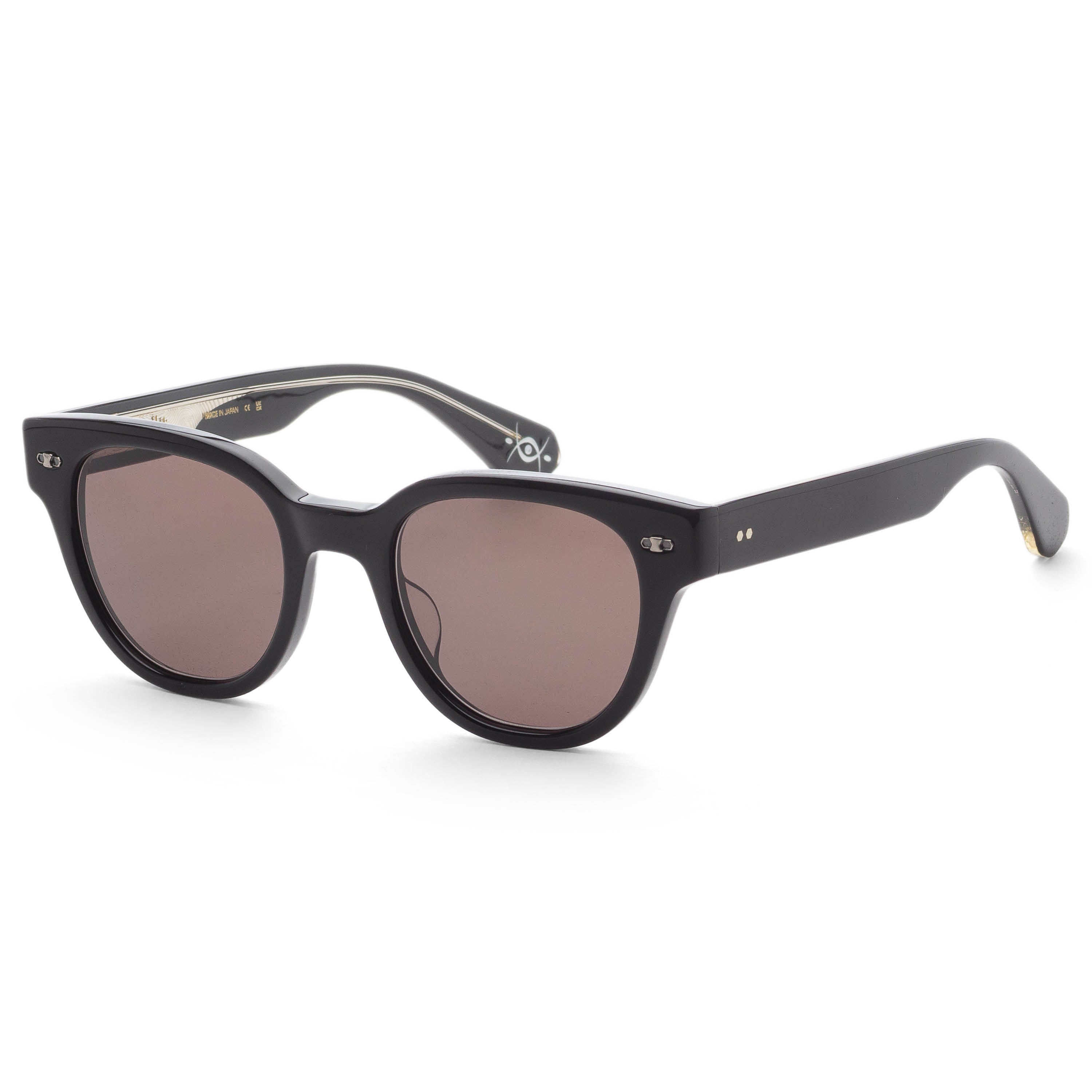 Garrett Leight Women's JANE 48mm Black Pewter Sunglasses ML2047-48-BK-PWLAVA