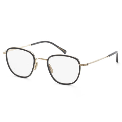 Garrett Leight Unisex GRIFFITH II C 46mm Black White Gold Eyeglasses ML3025