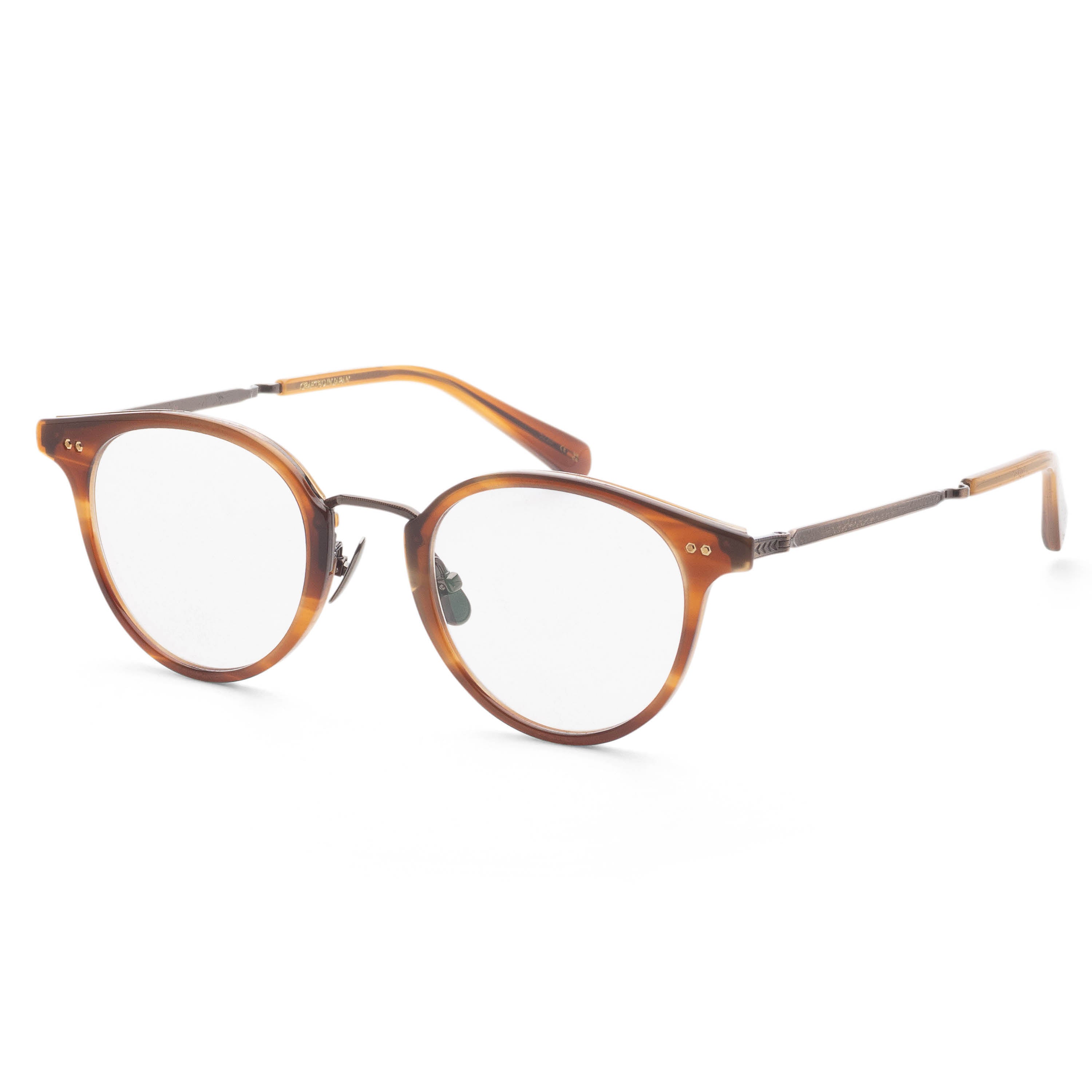 Garrett Leight Unisex MARMONT 46mm Beachwood Eyeglasses ML3038-46-BW-ATG