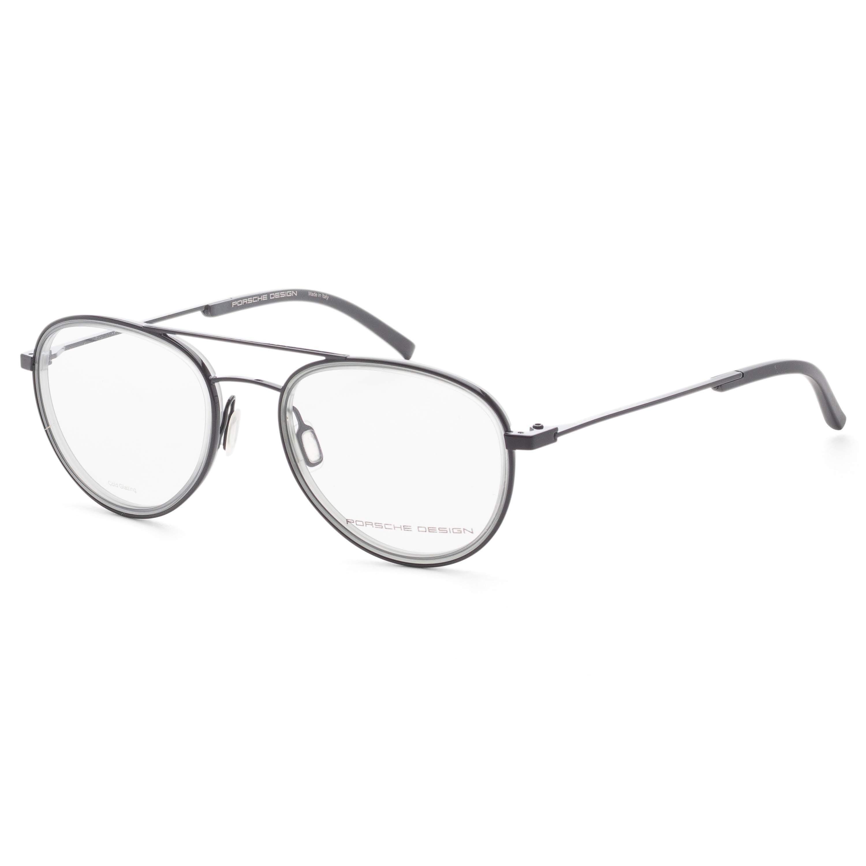 Porsche Design Men's 53mm Black Eyeglasses P8366-53A