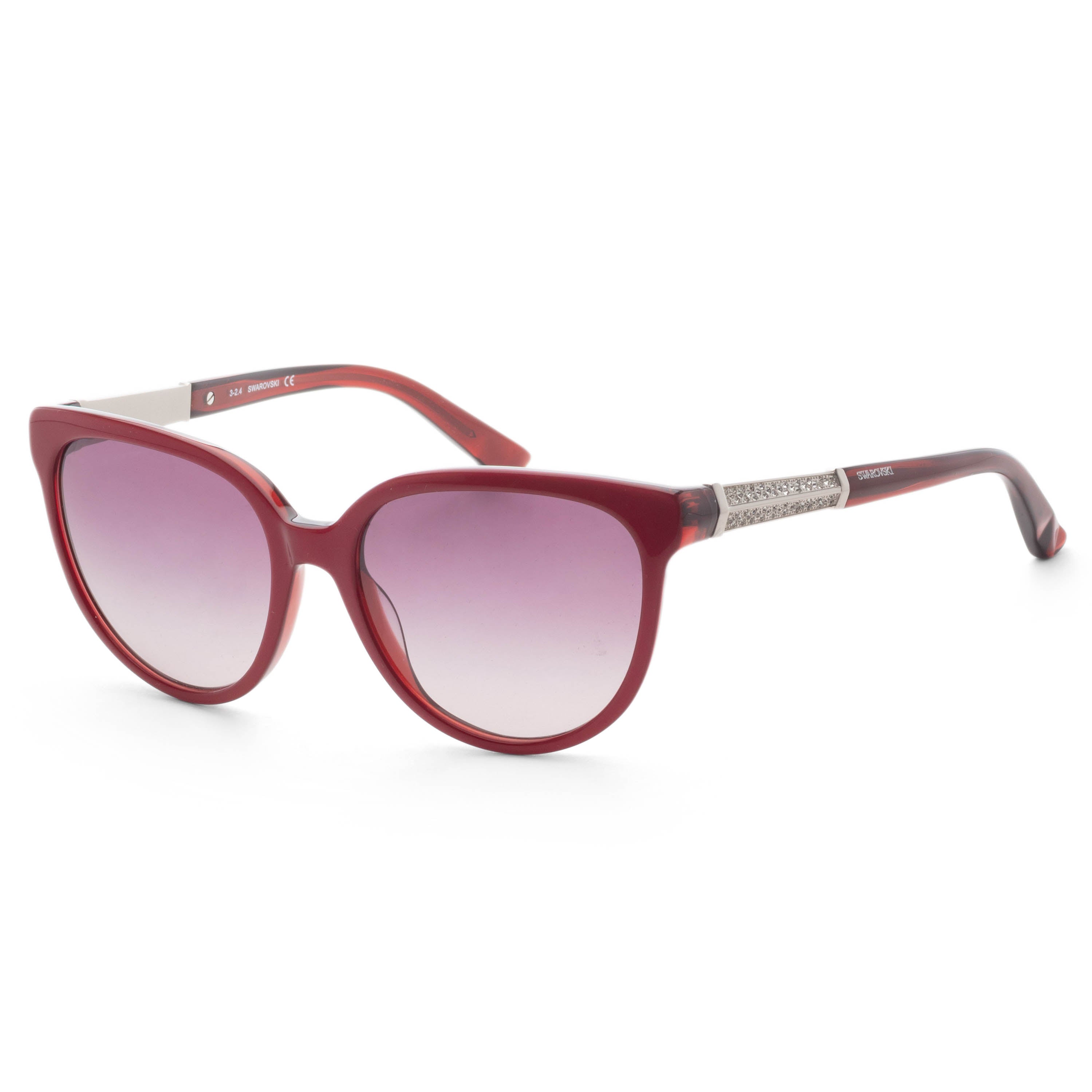 Swarovski Women's 55 mm Bright Red Sunglasses SK0082-5566T