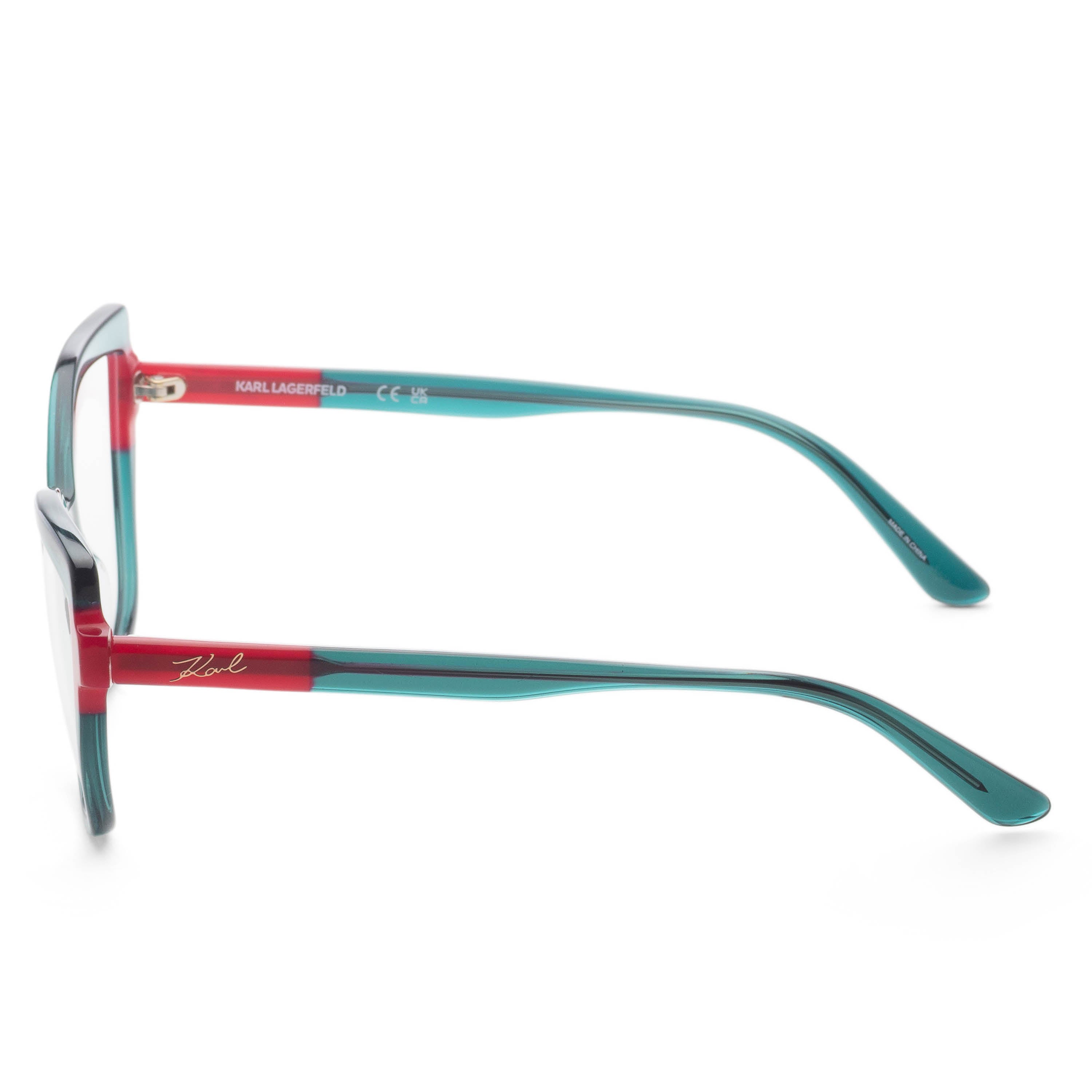 Karl Lagerfeld Women's 54mm Transparent Green Eyeglasses KL6132-317