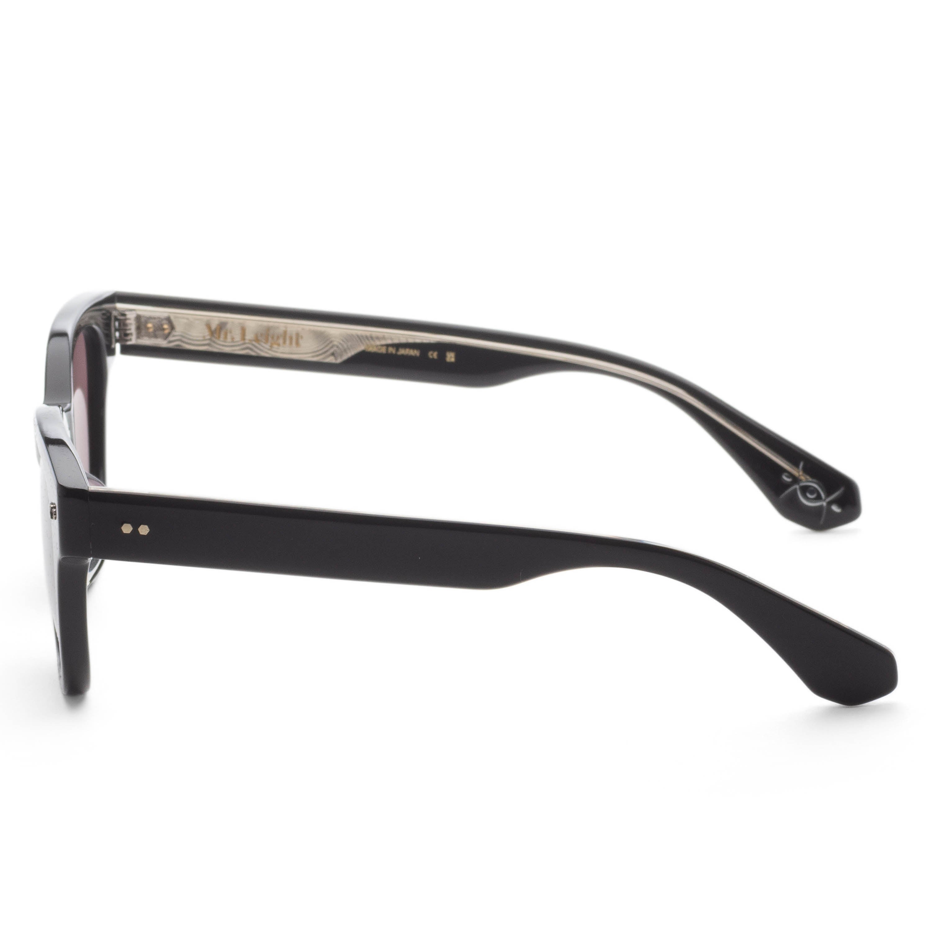 Garrett Leight Women's JANE 48mm Black Pewter Sunglasses ML2047-48-BK-PWLAVA