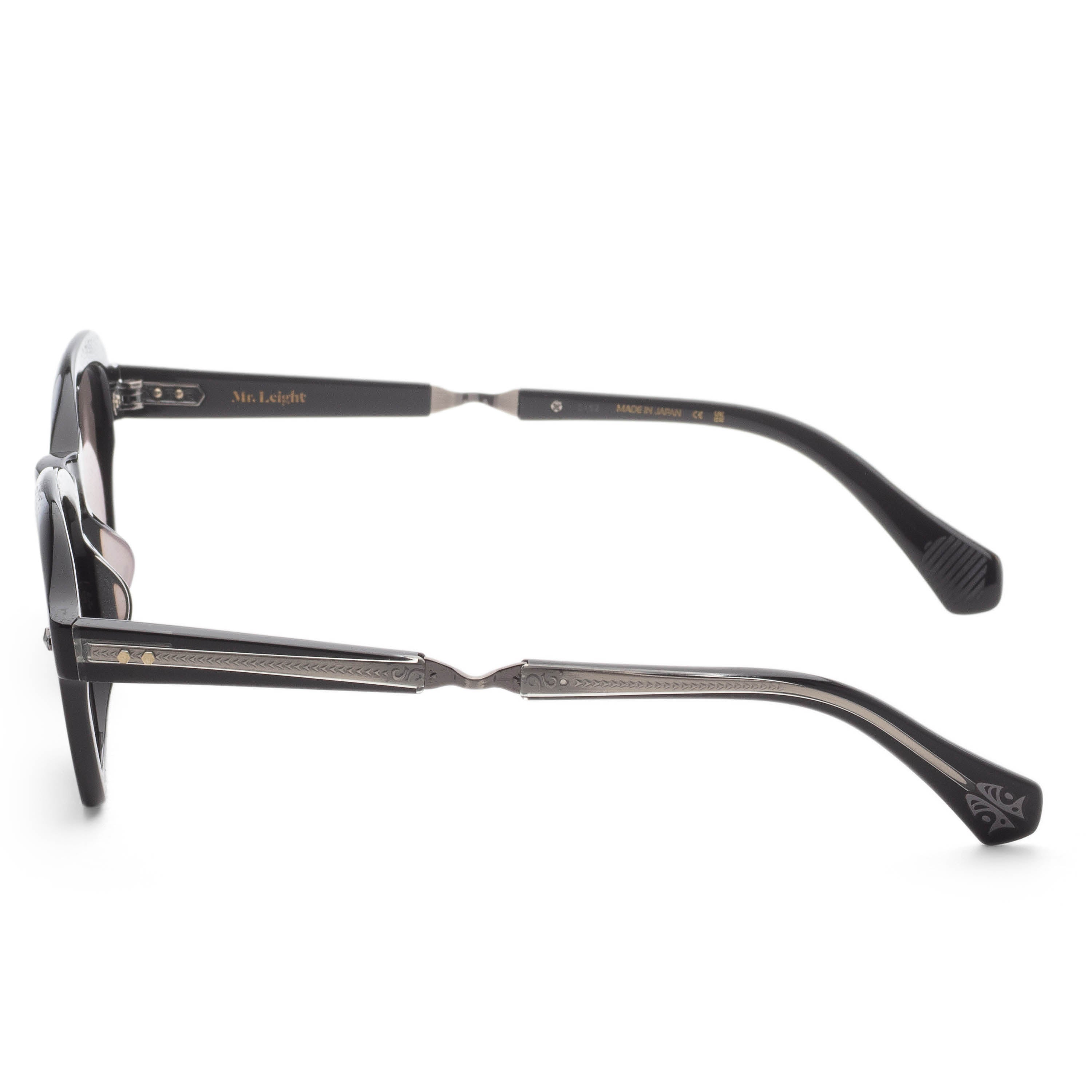 Garrett Leight Women's RELL 50mm Black Gunmetal Sunglasses ML2055-50-BK-GMSFLAVA