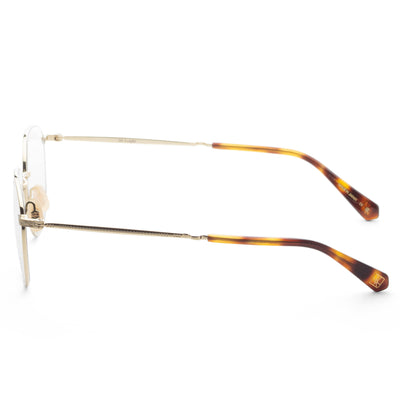 Garrett Leight Unisex GRIFFITH III C 51mm White Gold Tortoise Eyeglasses ML3035