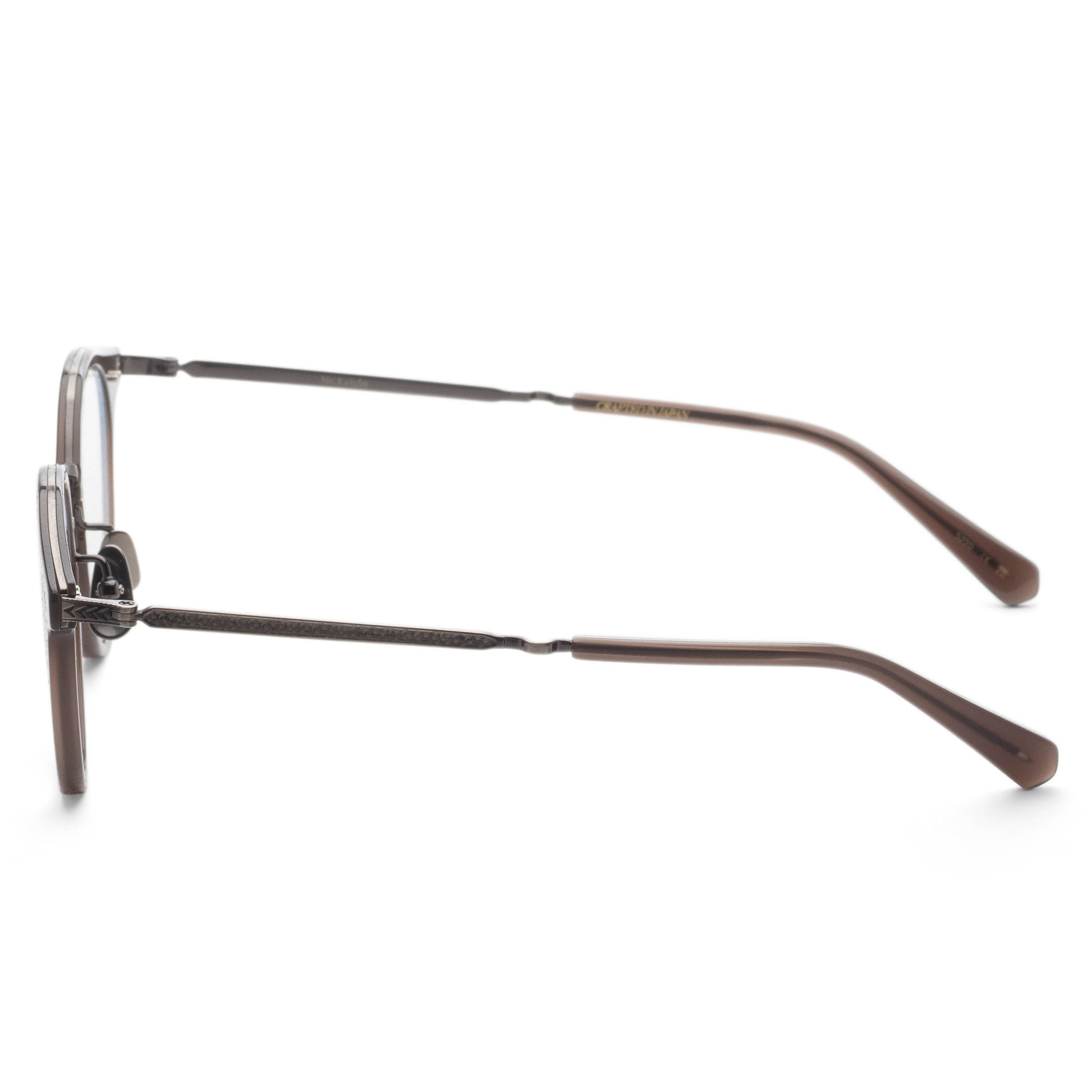 Garrett Leight Unisex MARMONT 46mm Truffle Eyeglasses ML3038-46-TRU-PW