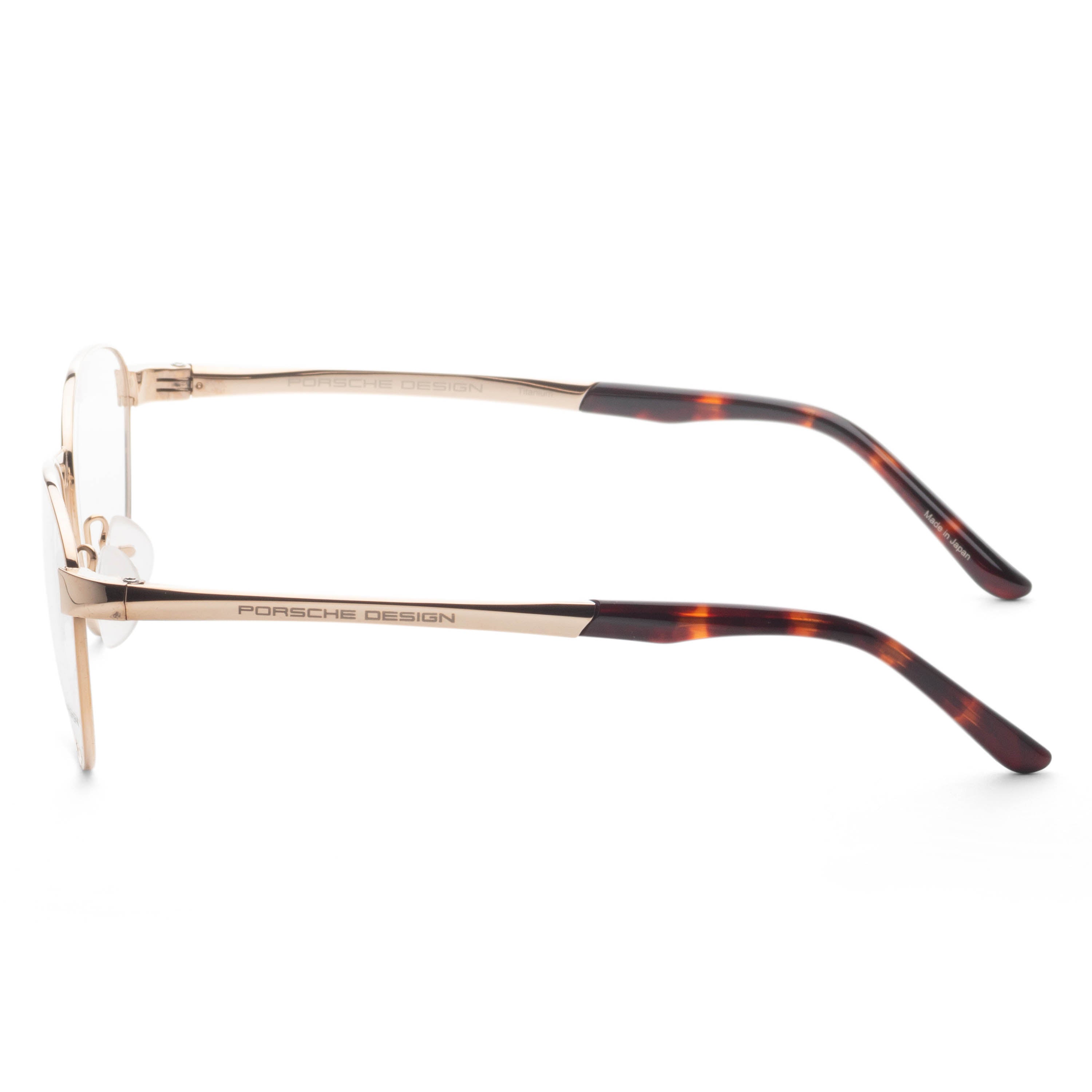 Porsche Design Unisex 52mm Gold Eyeglasses P836950B