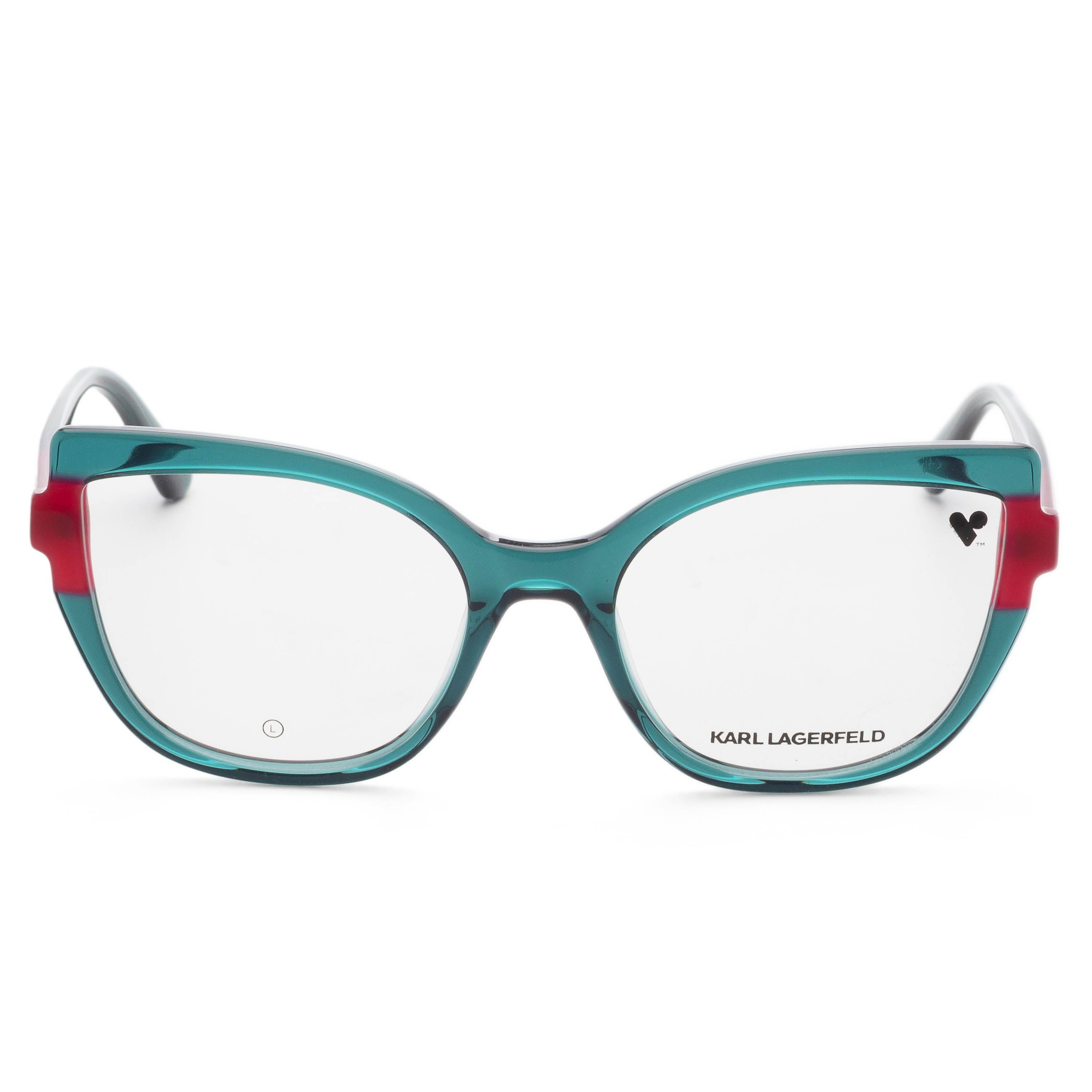 Karl Lagerfeld Women's 54mm Transparent Green Eyeglasses KL6132-317