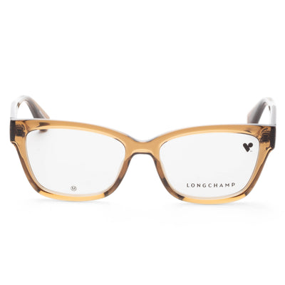 Longchamp Women's 53mm Transparent Green Brown Eyeglasses LO2738-200
