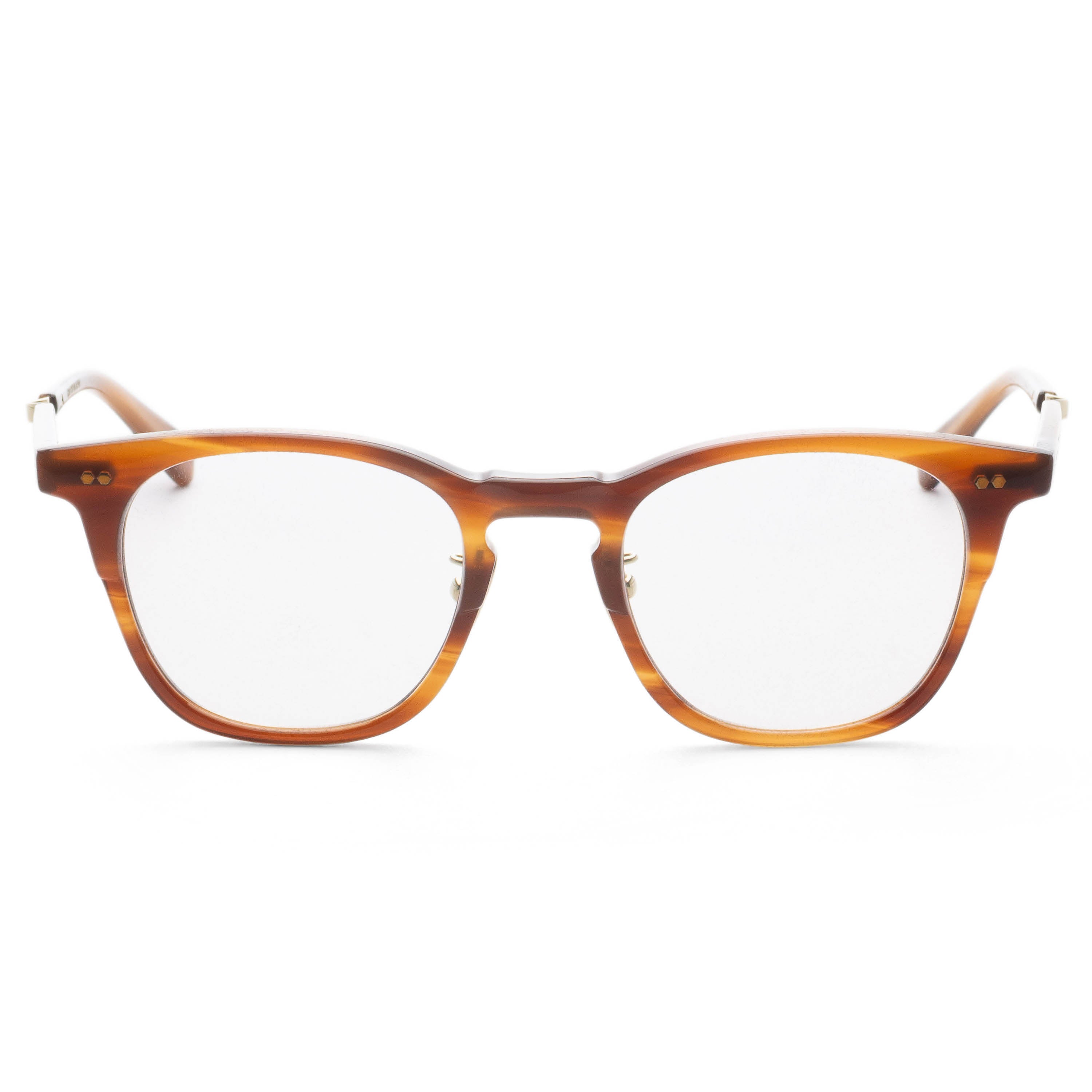 Garrett Leight Men's WRIGHT C 47mm Beachwood Eyeglasses ML1026-47-BW-WG