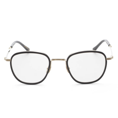 Garrett Leight Unisex GRIFFITH II C 46mm Black White Gold Eyeglasses ML3025