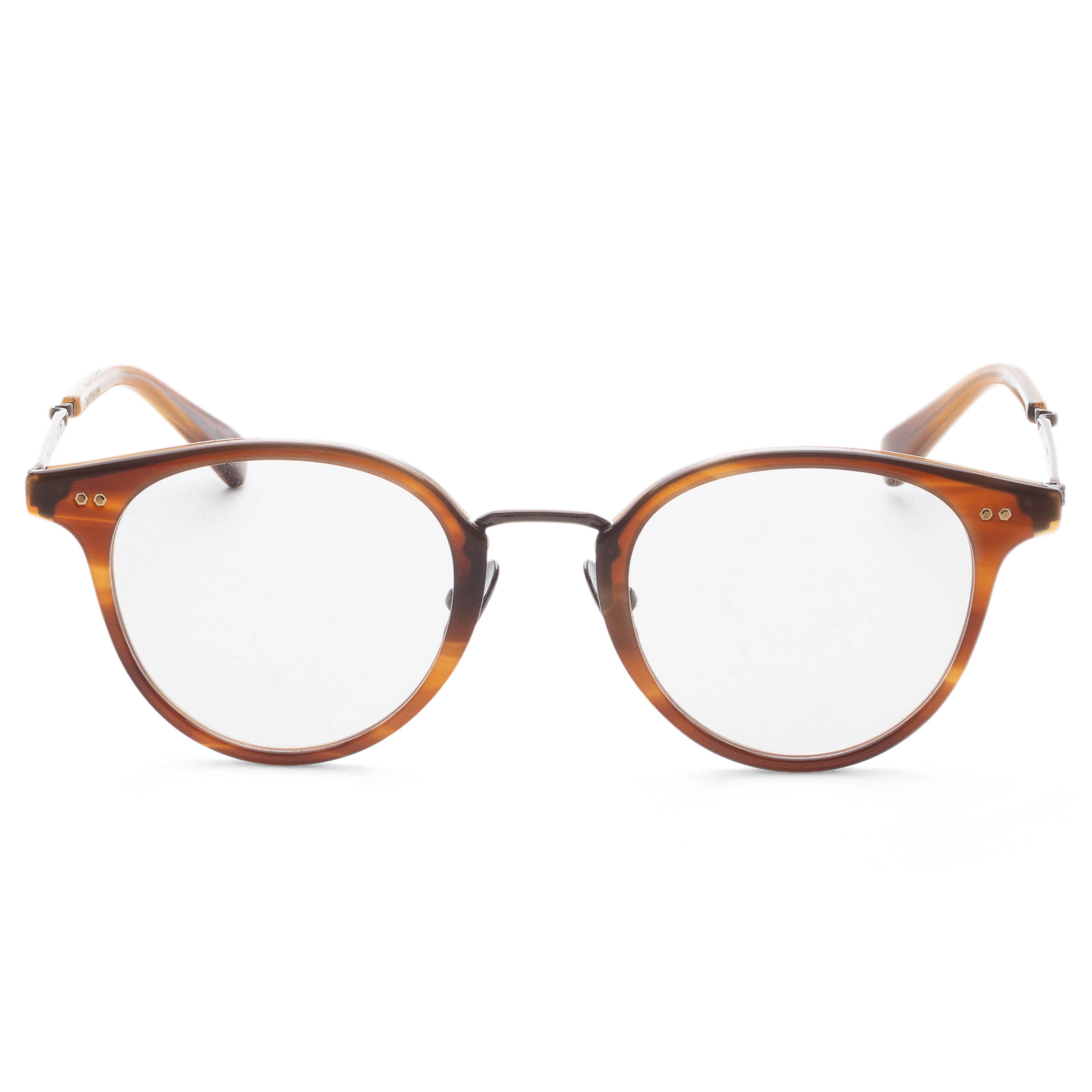 Garrett Leight Unisex MARMONT 46mm Beachwood Eyeglasses ML3038-46-BW-ATG