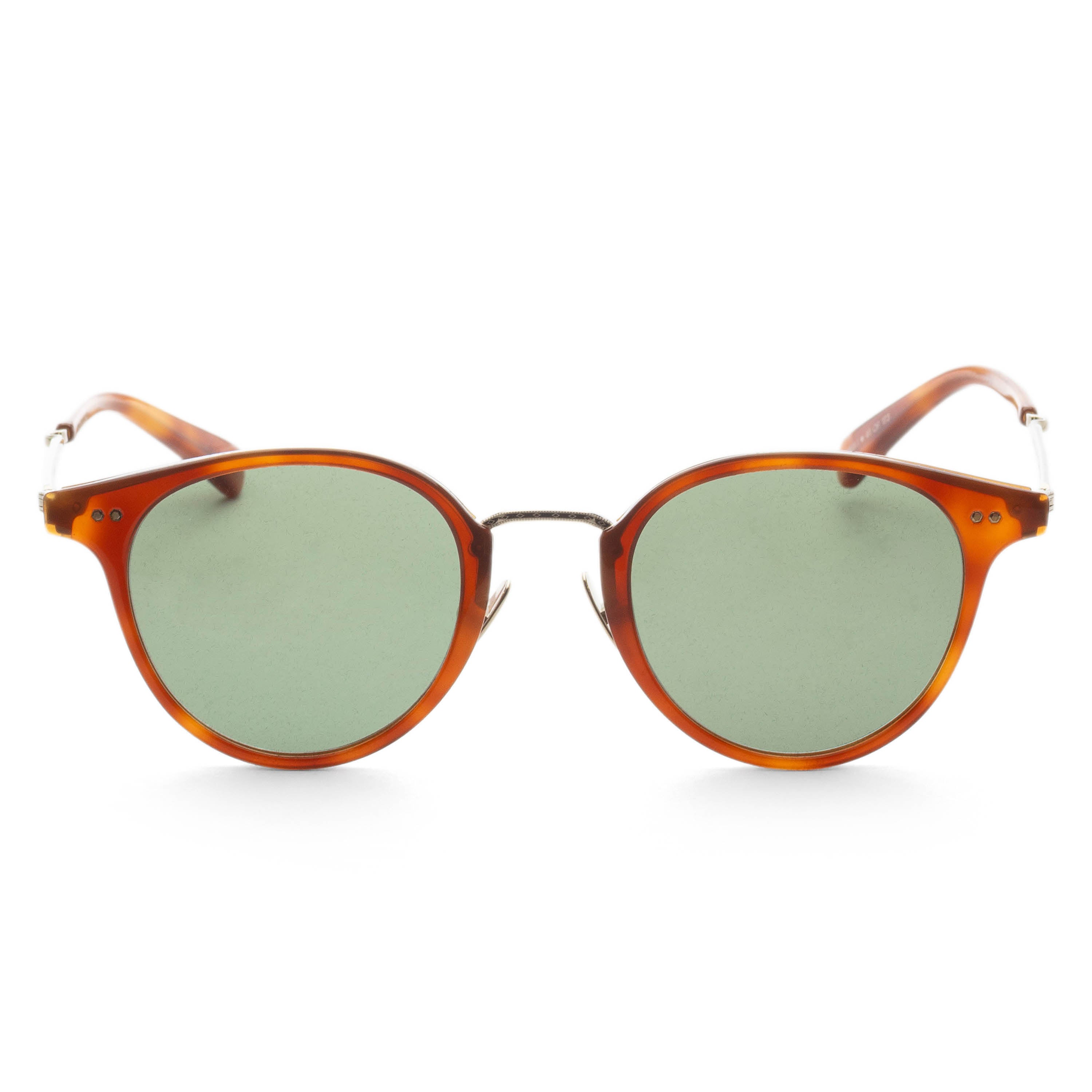 Garrett Leight Unisex MARMONT COMBO S 46mm Amber Tort Sunglasses ML4038-46-AMT-WGF