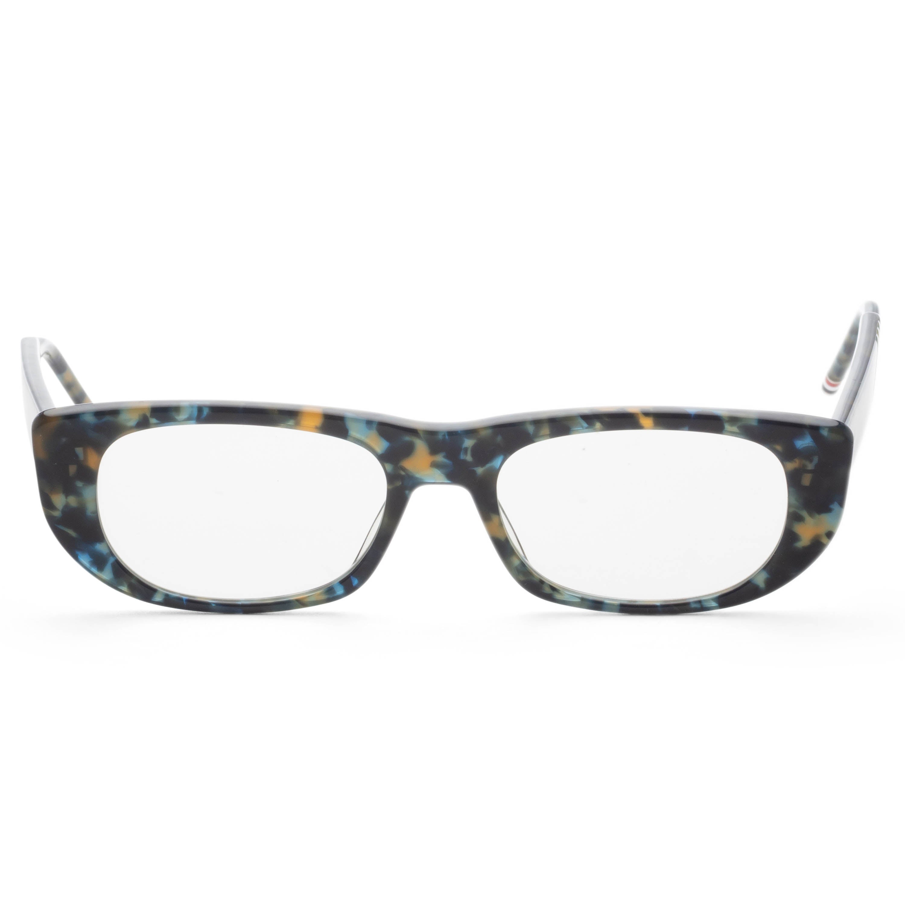 Thom Browne Unisex Novelty 53mm Navy Tortoise Eyeglasses TBX417-5303