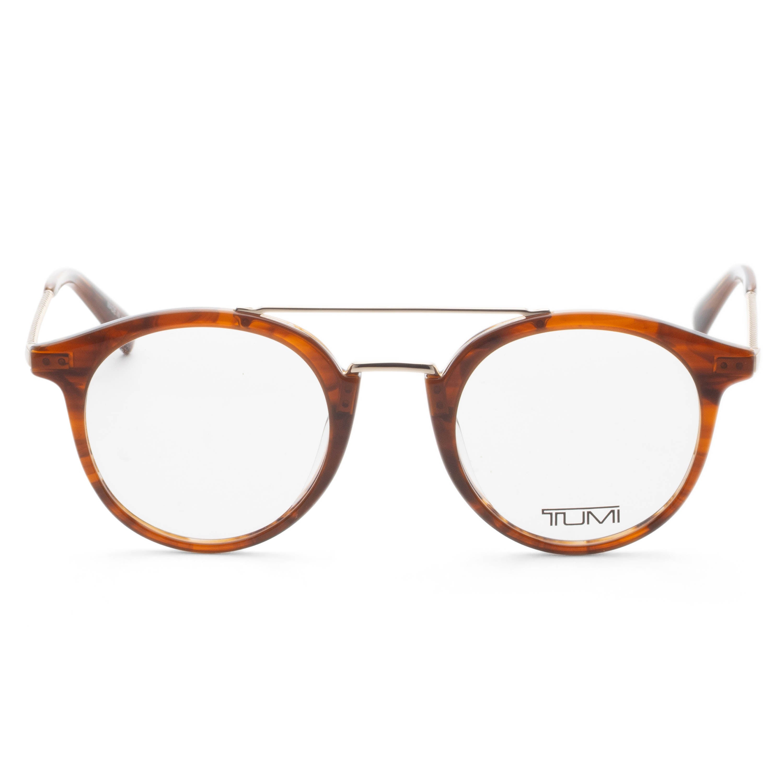 Tumi Unisex 48mm Brown Eyeglasses VTU0224803BQ