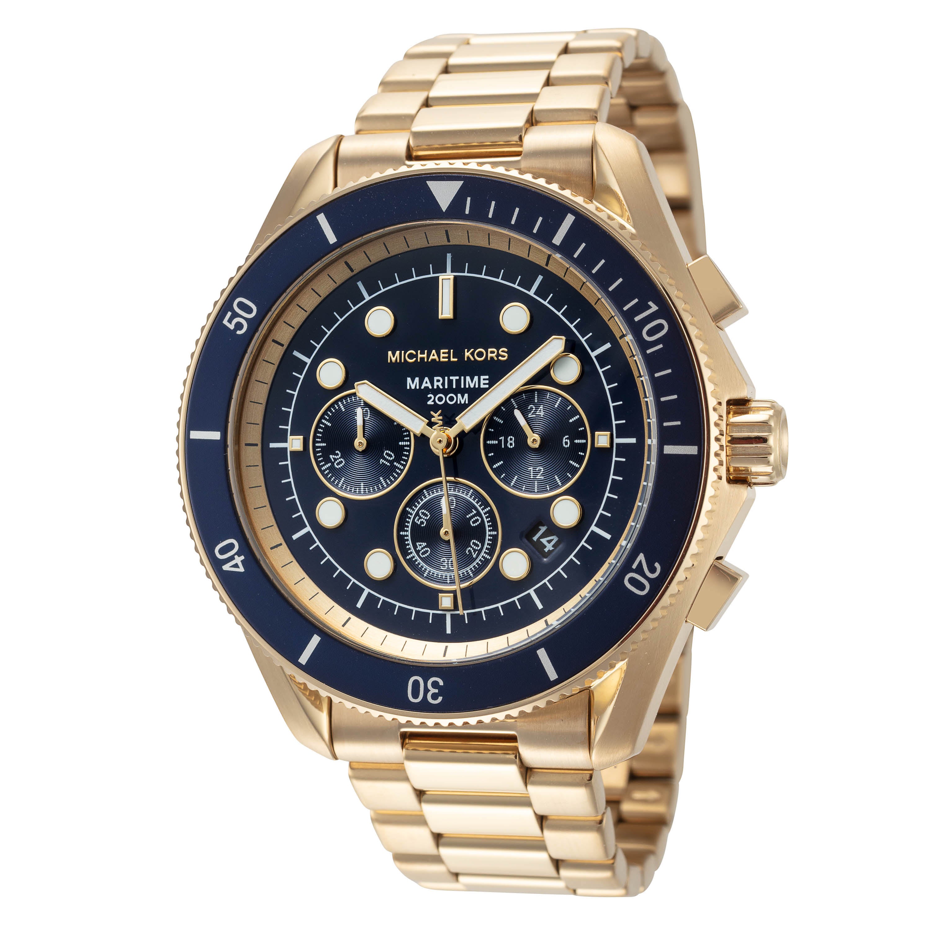 Michael Kors Men's Maritime 45mm Quartz Chronograph Watch MK9202