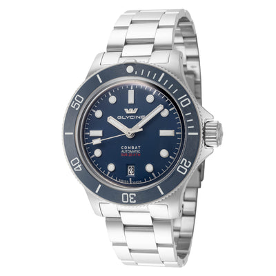 Glycine Men's Combat Sub Box Ceramic 41mm Automatic Watch GL0523