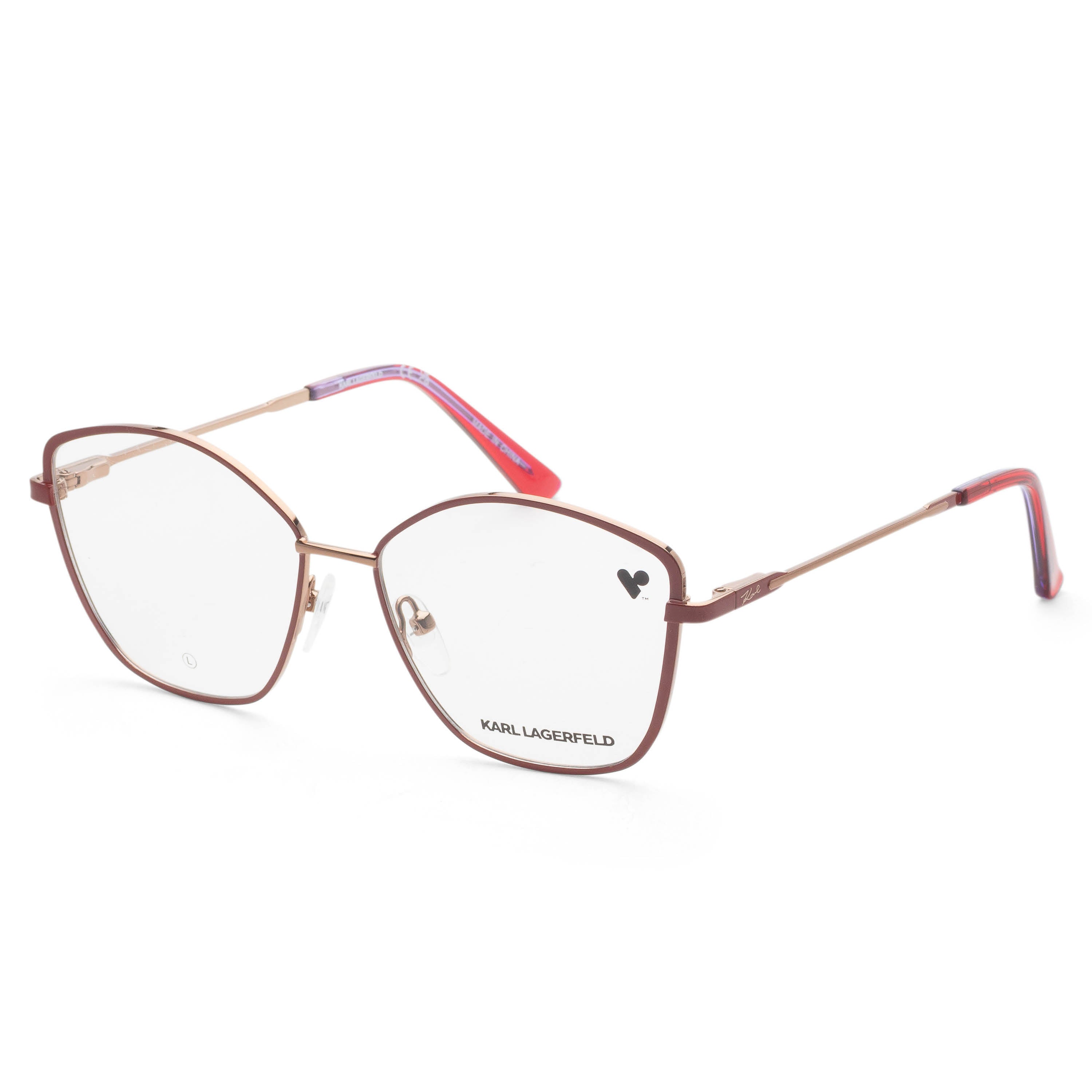 Karl Lagerfeld Women's 54mm Red Eyeglasses KL345-600