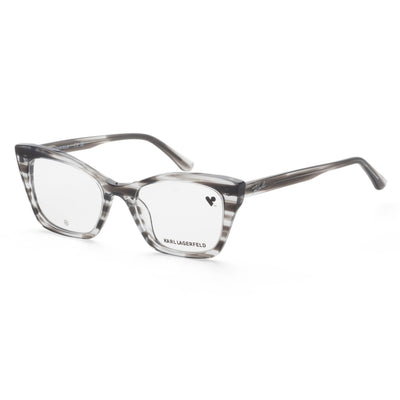 Karl Lagerfeld Women's 52mm Striped Grey Eyeglasses KL6134-060