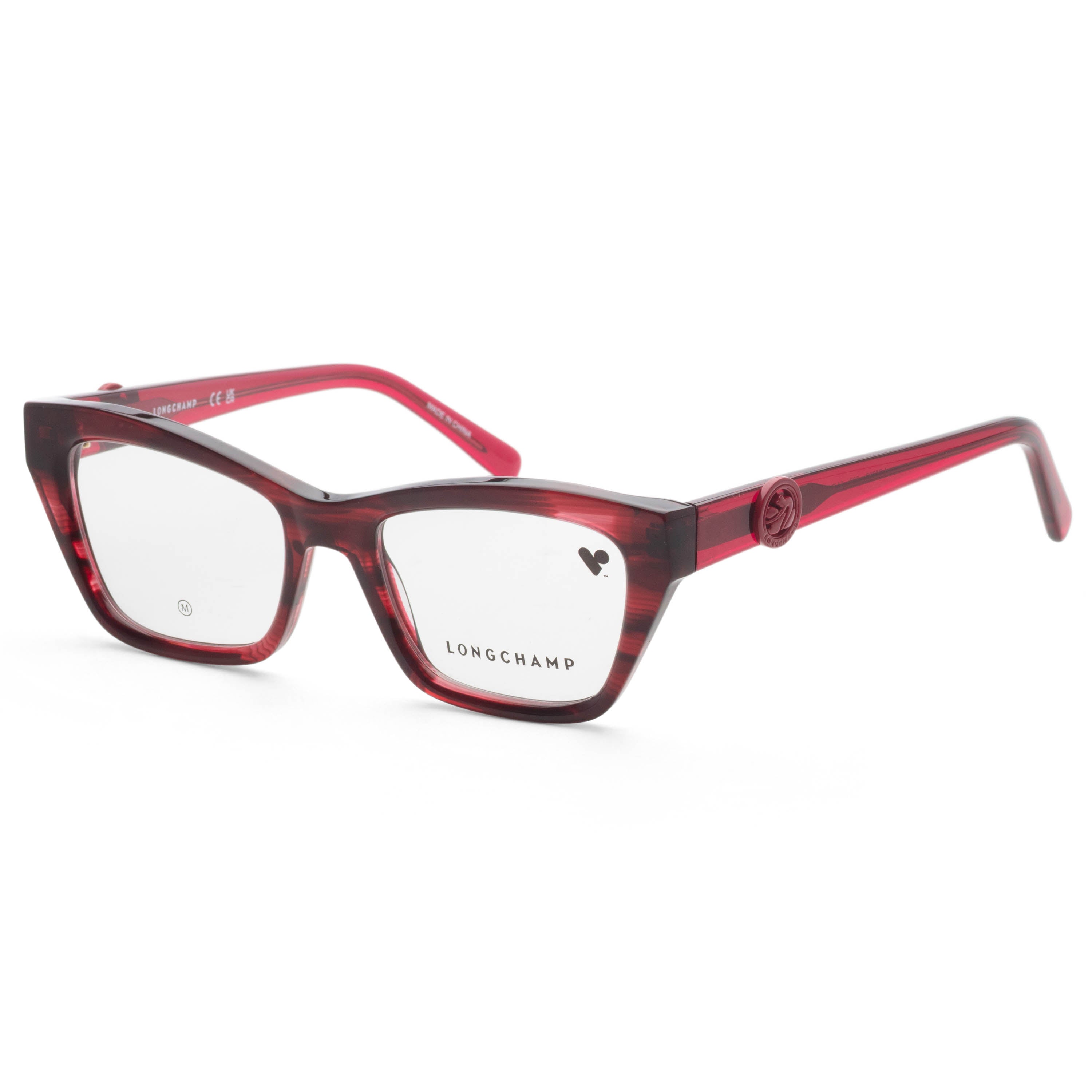 Longchamp Women's 51mm Red Horn Eyeglasses LO2762-602