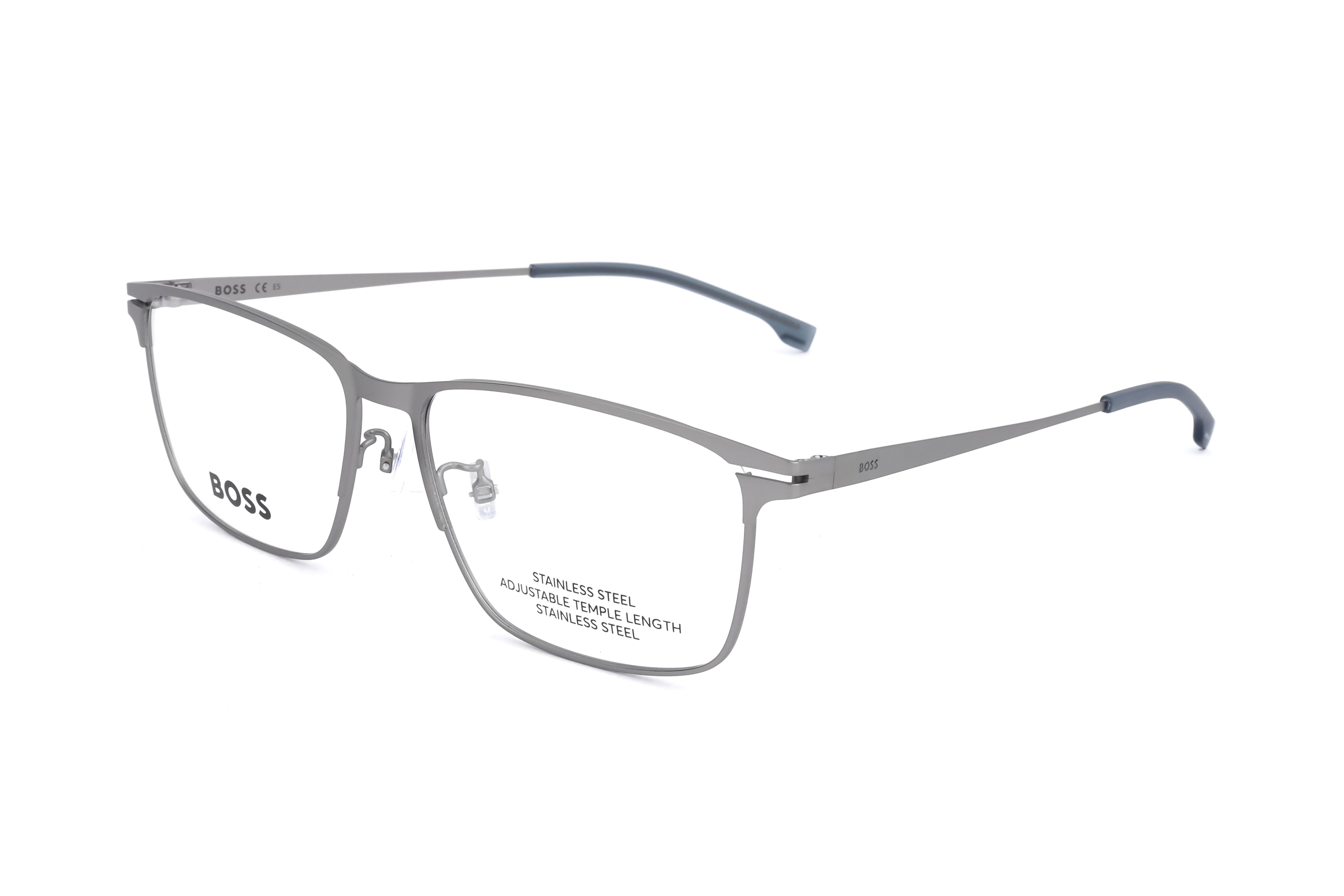 Hugo Boss Men's 57mm Matte Dark Ruthenium Eyeglasses BOSS1467-F-R80-57