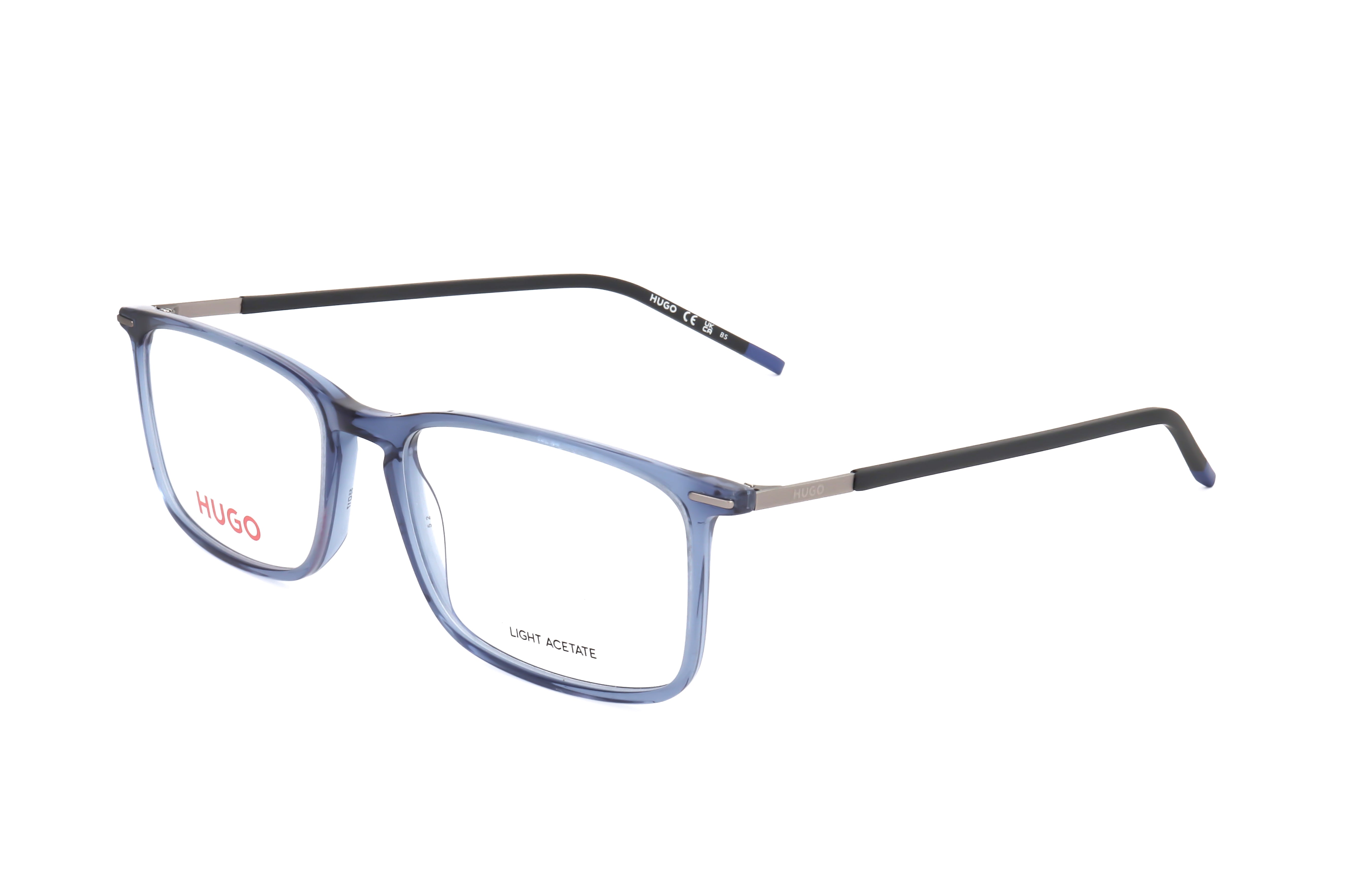 Hugo Boss Men's 55mm Blue Eyeglasses HG1231-PJP-55