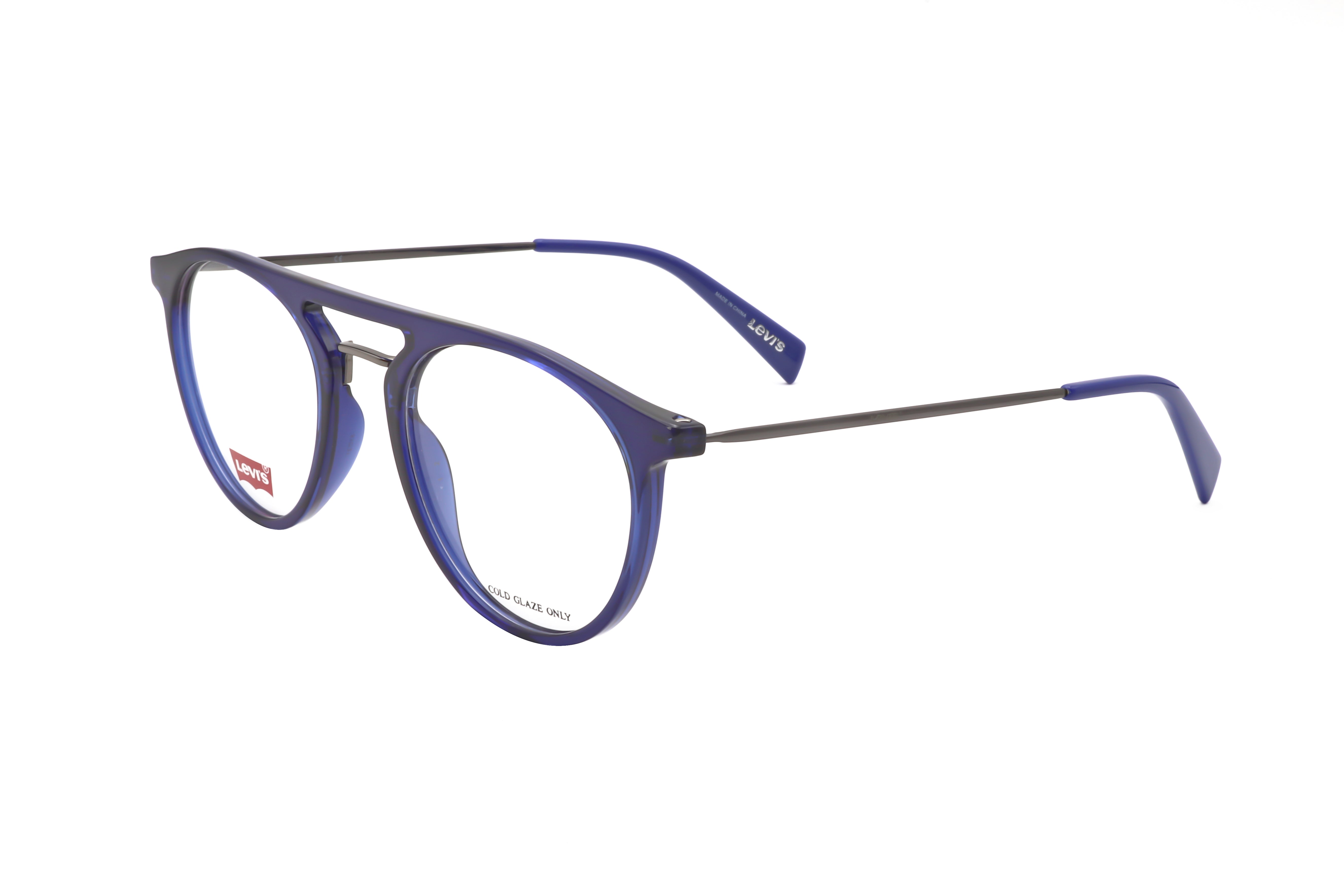 Levi's Unisex 51 mm Blue Eyeglasses LV1001-PJP-51