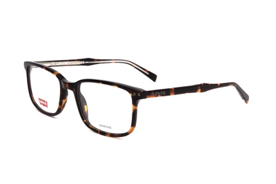 Levi's Men's 54 mm Havana Eyeglasses LV5019-086-54