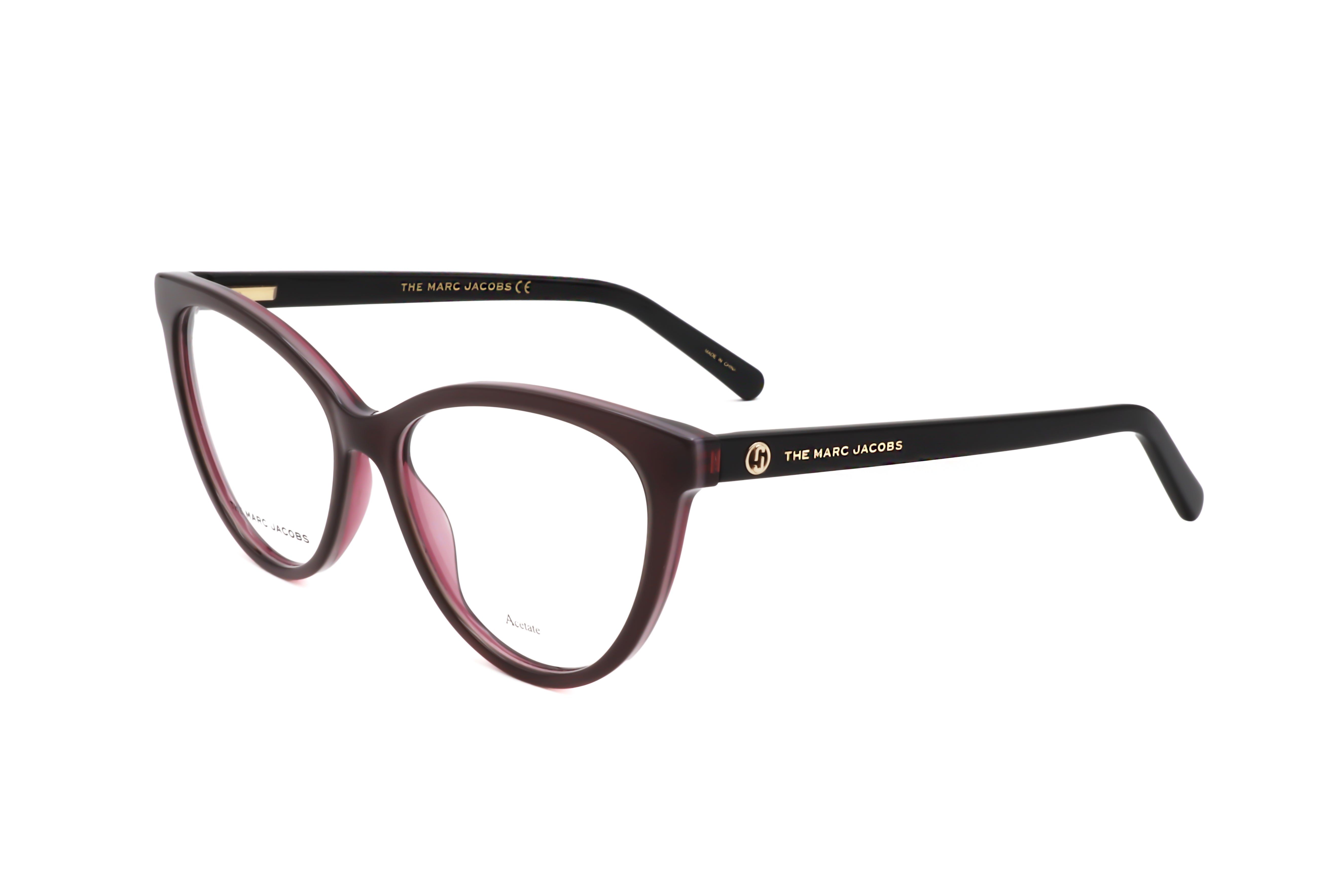 Marc Jacobs Women's 54mm Grey Burgundy Eyeglasses MARC560-7QY-54