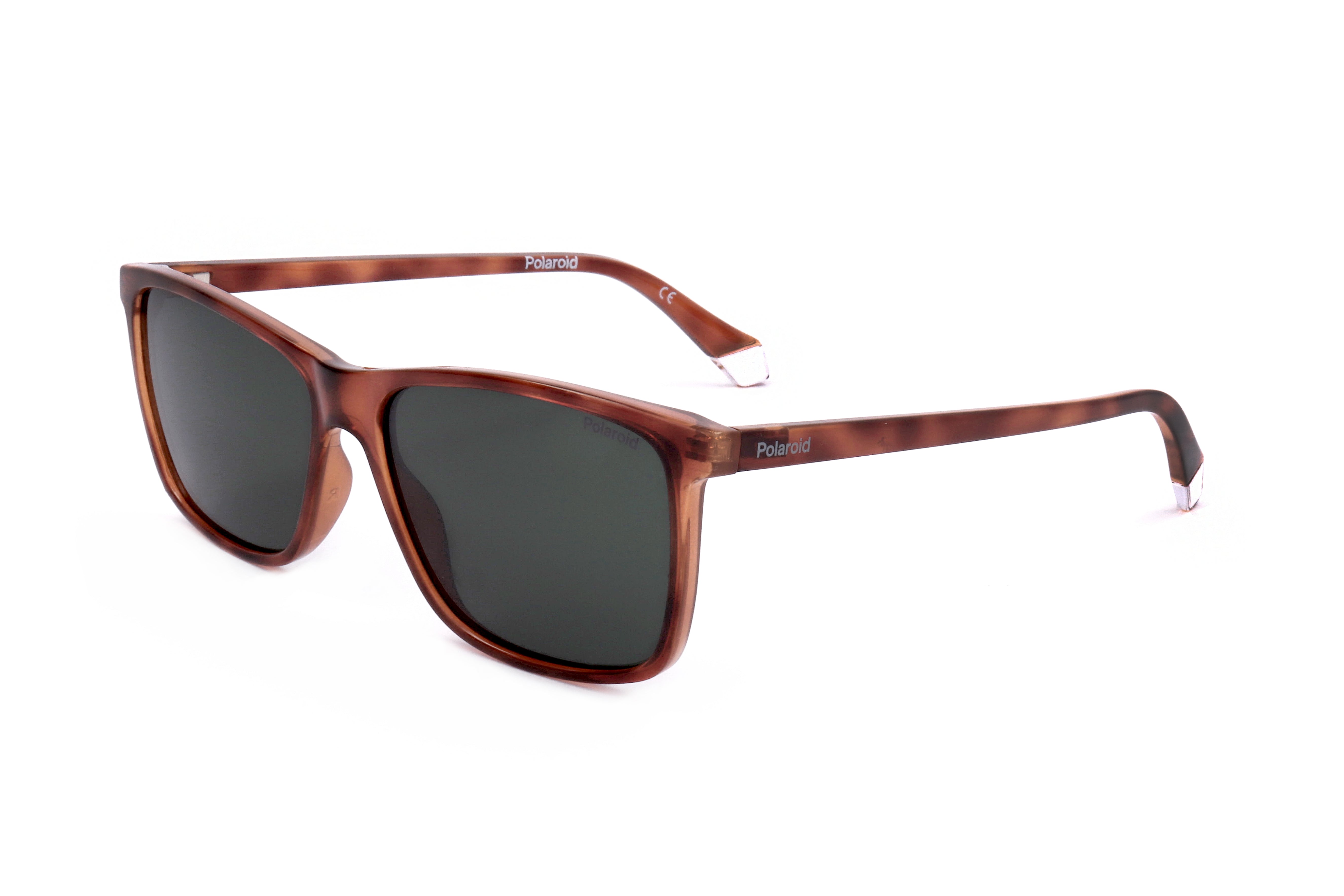 Polaroid Men's 58 mm Light Tortoise Sunglasses Polarized PLD4137-S-0UC-58