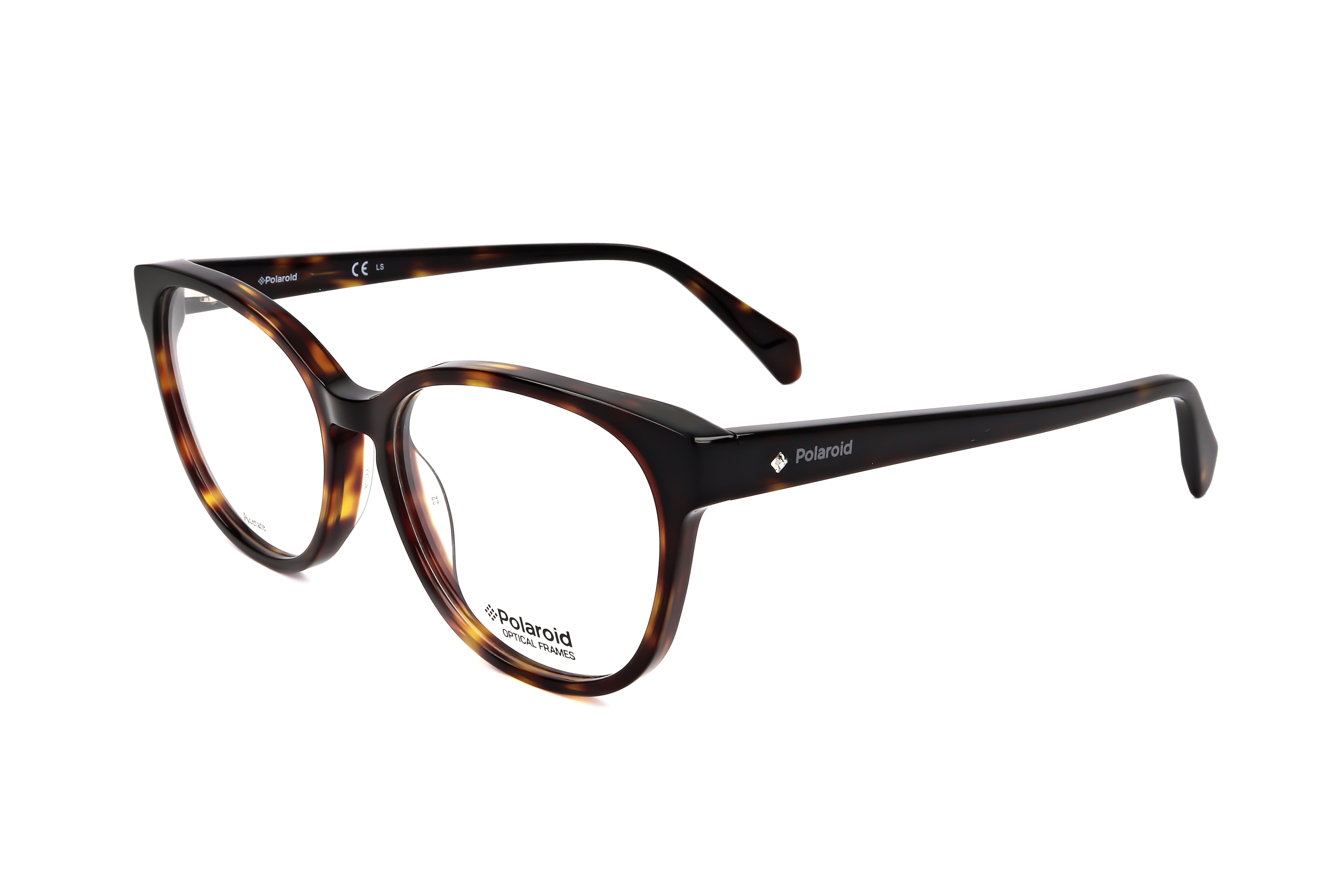 Polaroid Women's 53 mm Dark Havana Eyeglasses PLDD371-086-53