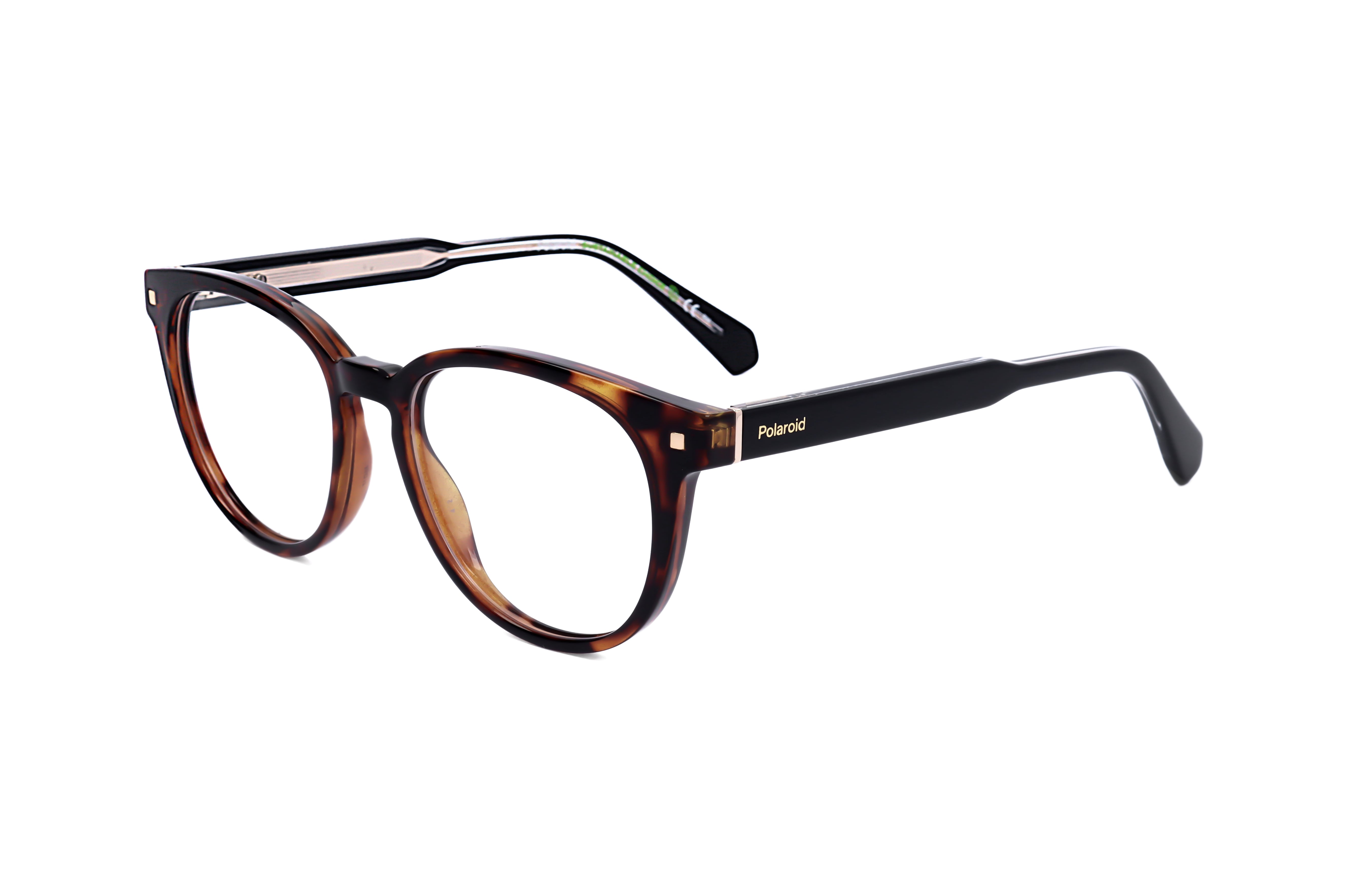 Polaroid Unisex 50 mm Havana Eyeglasses PLDD445-086-50