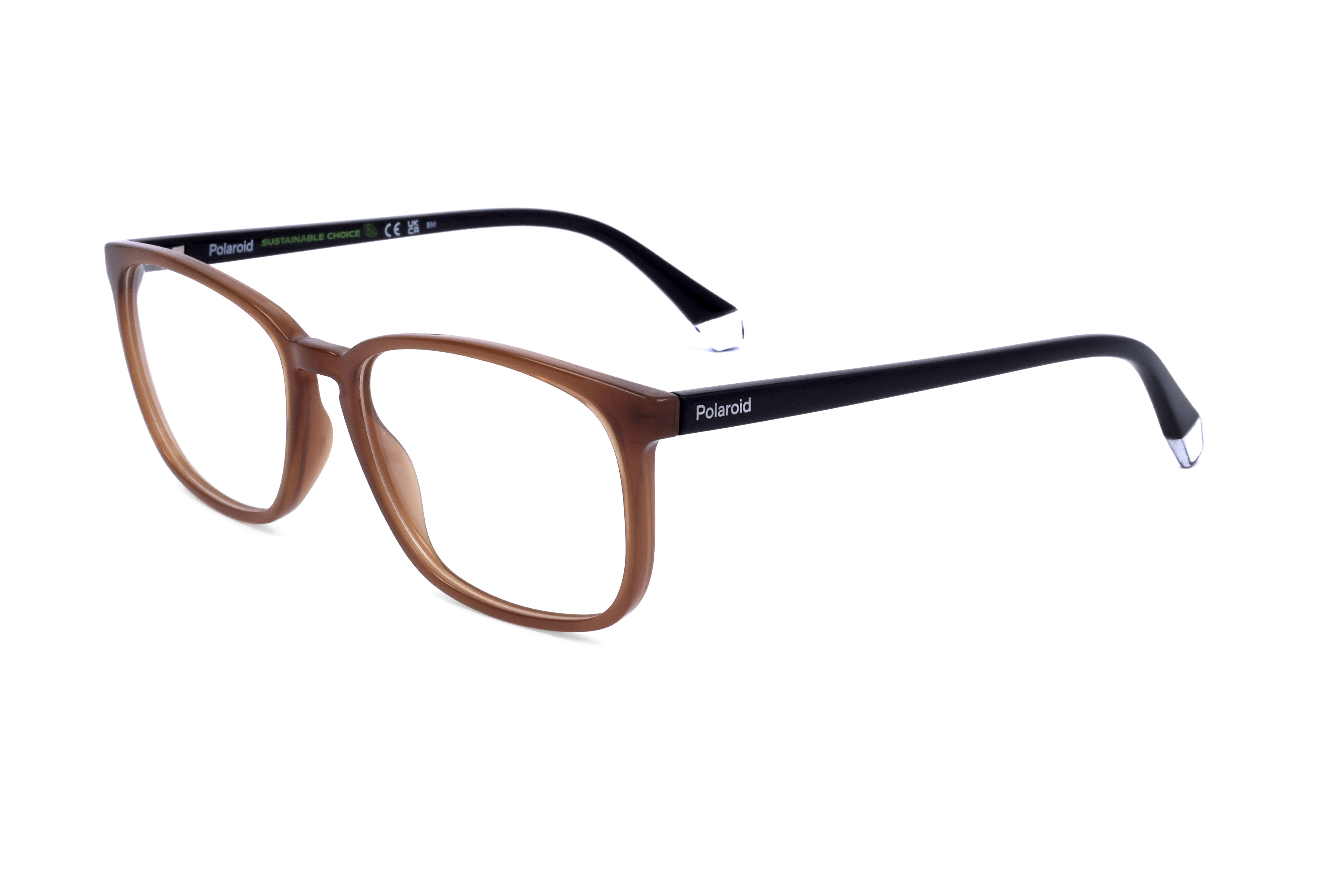Polaroid Men's 56 mm Brown Black Eyeglasses PLDD488-EWD-56