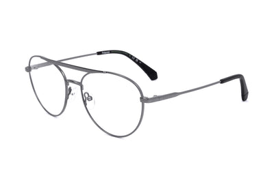 Polaroid Unisex 55 mm Dark Ruthenium Eyeglasses PLDD513-KJ1-55