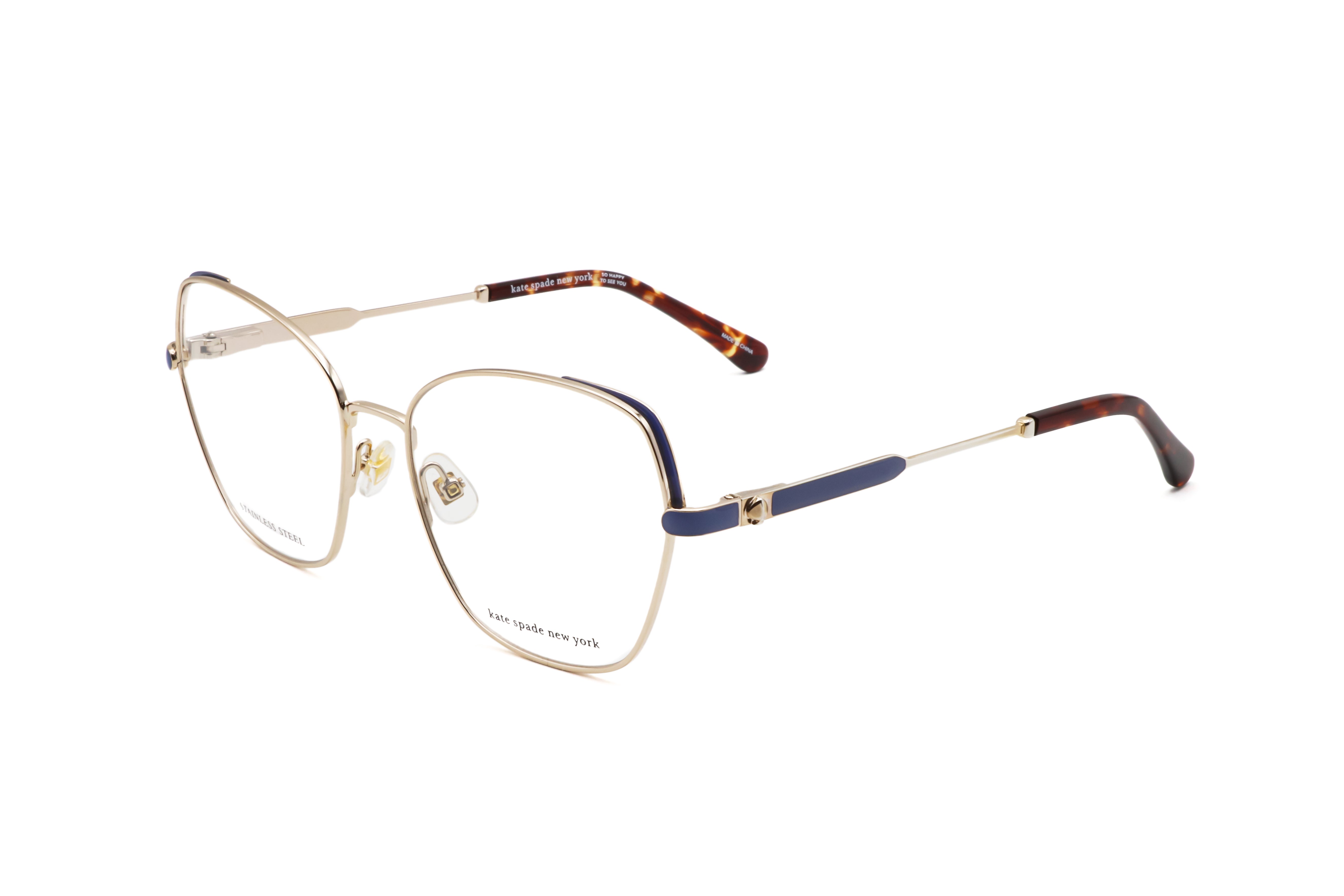 Kate Spade Women's 54mm Gold Blue Eyeglasses ZEENA-G-LKS-54