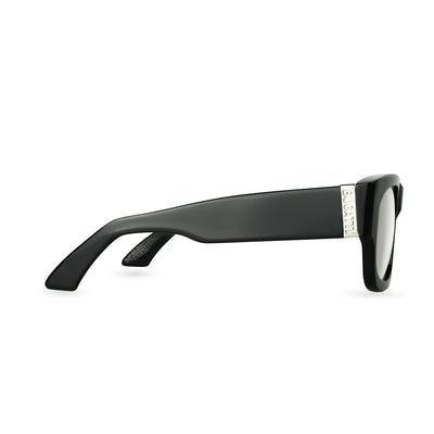 Bugatti Men's 51 mm Black Eyeglasses 48M-BK-51