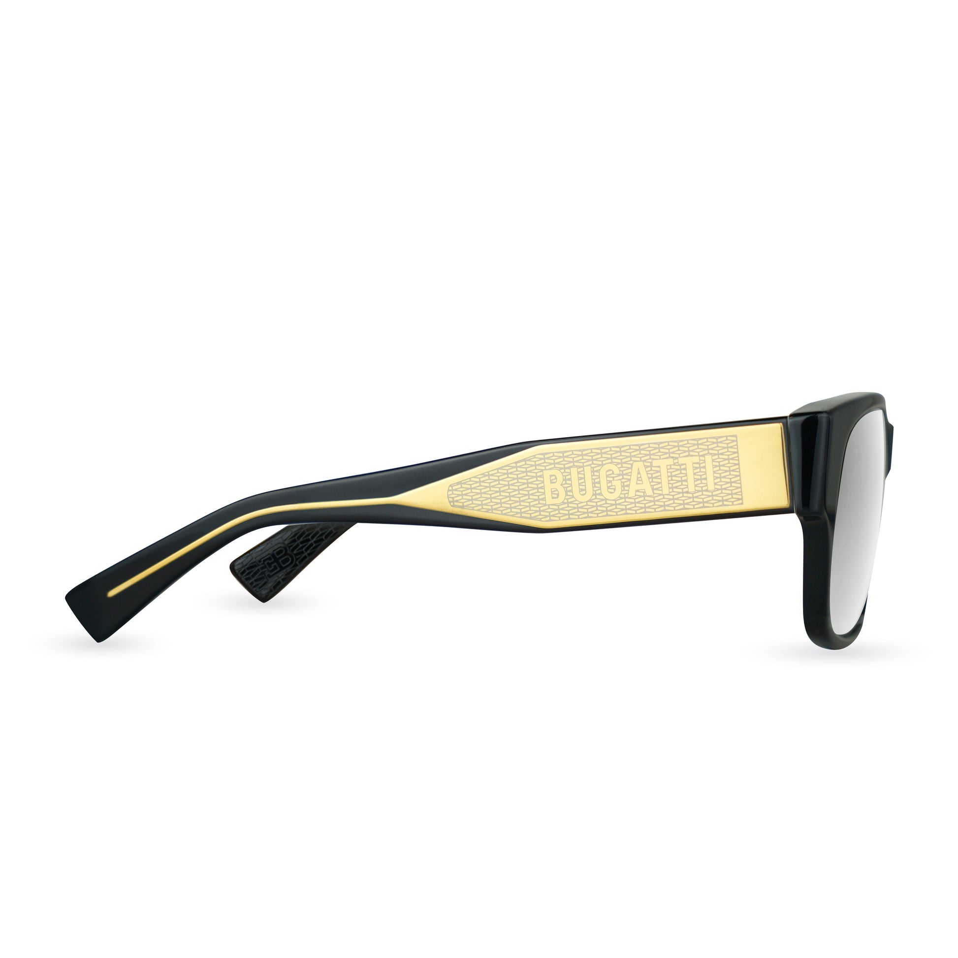 Bugatti Men's 56 mm Black Sunglasses 12-BK-56