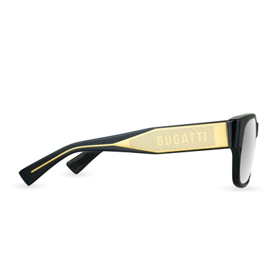 Bugatti Men's 56 mm Black Sunglasses 12-BK-56