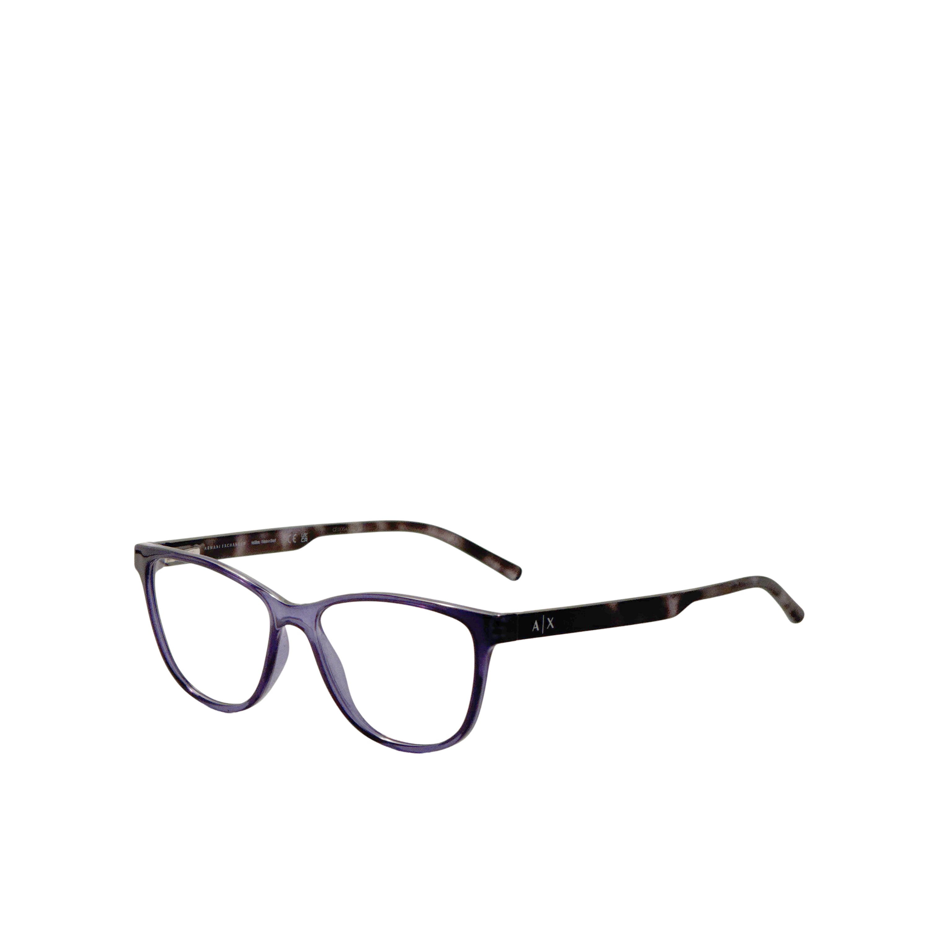 Armani Exchange Women's 53mm Shiny Blue Eyeglasses AX3047-8237-53
